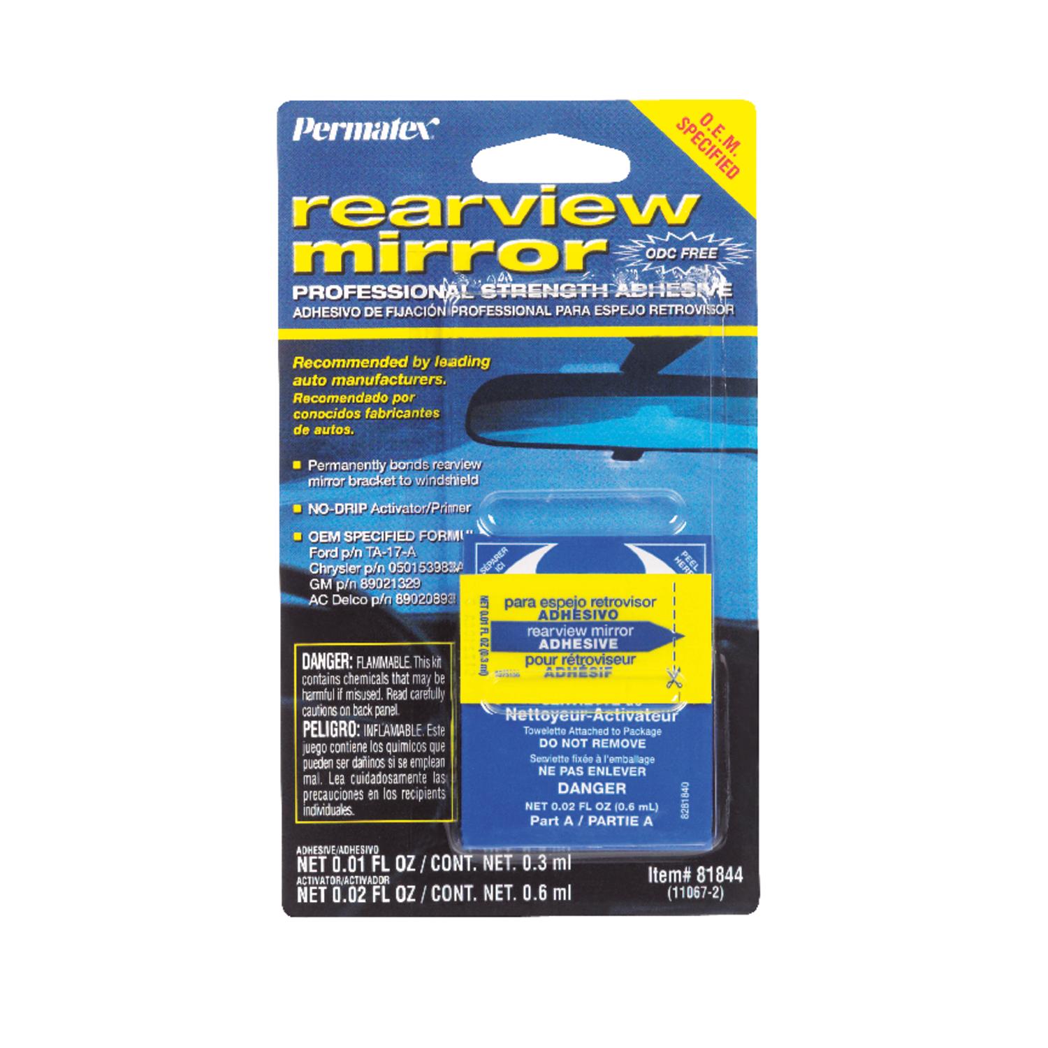 Permatex Automotive Mirror Adhesive Liquid 0.01 oz