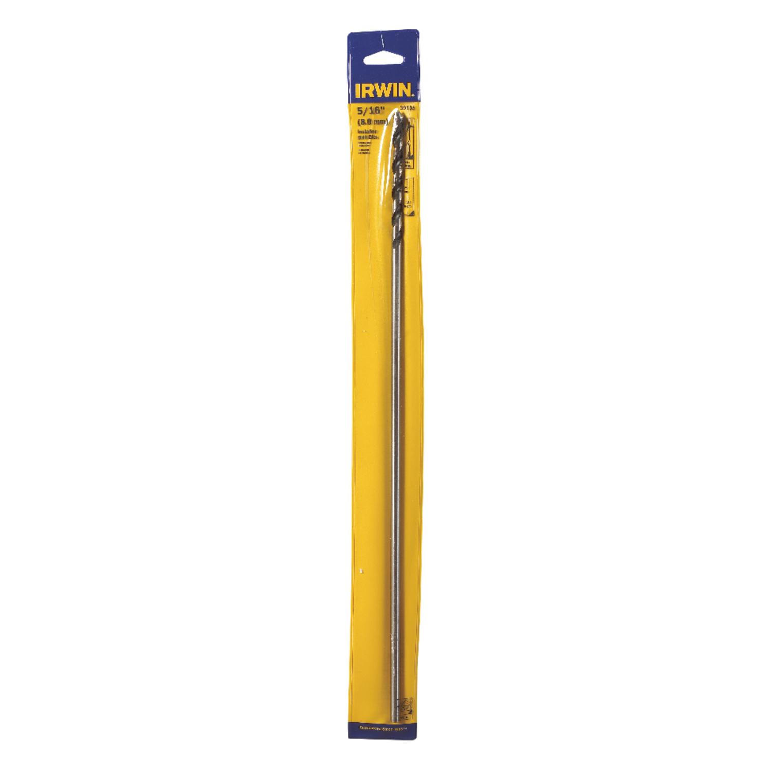 IRWIN 5/16 in. X 18 in. L Steel Bell Hanger Bit Straight Shank 1 pc