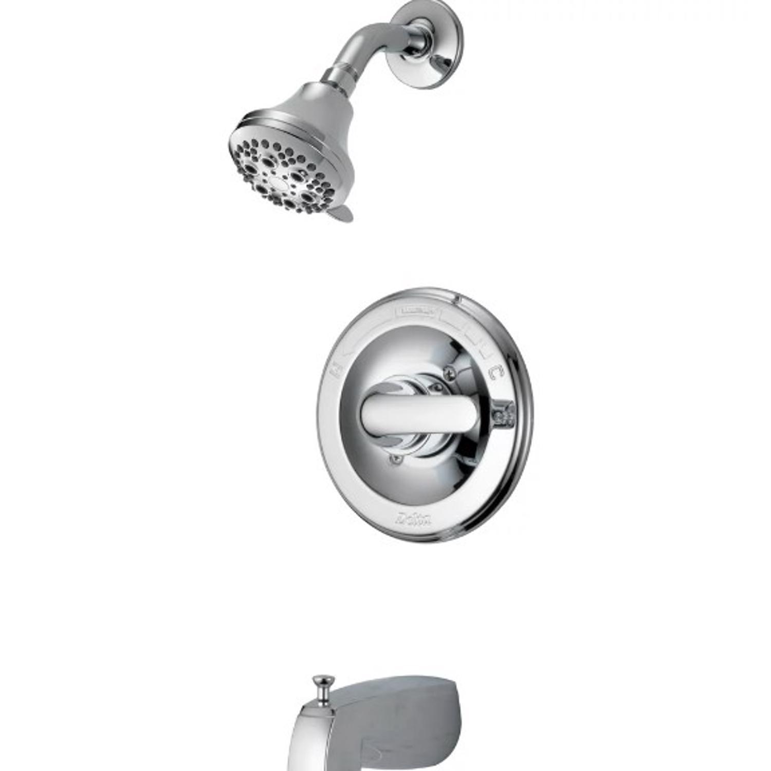 Delta Monitor 1-Handle Chrome Tub and Shower Faucet