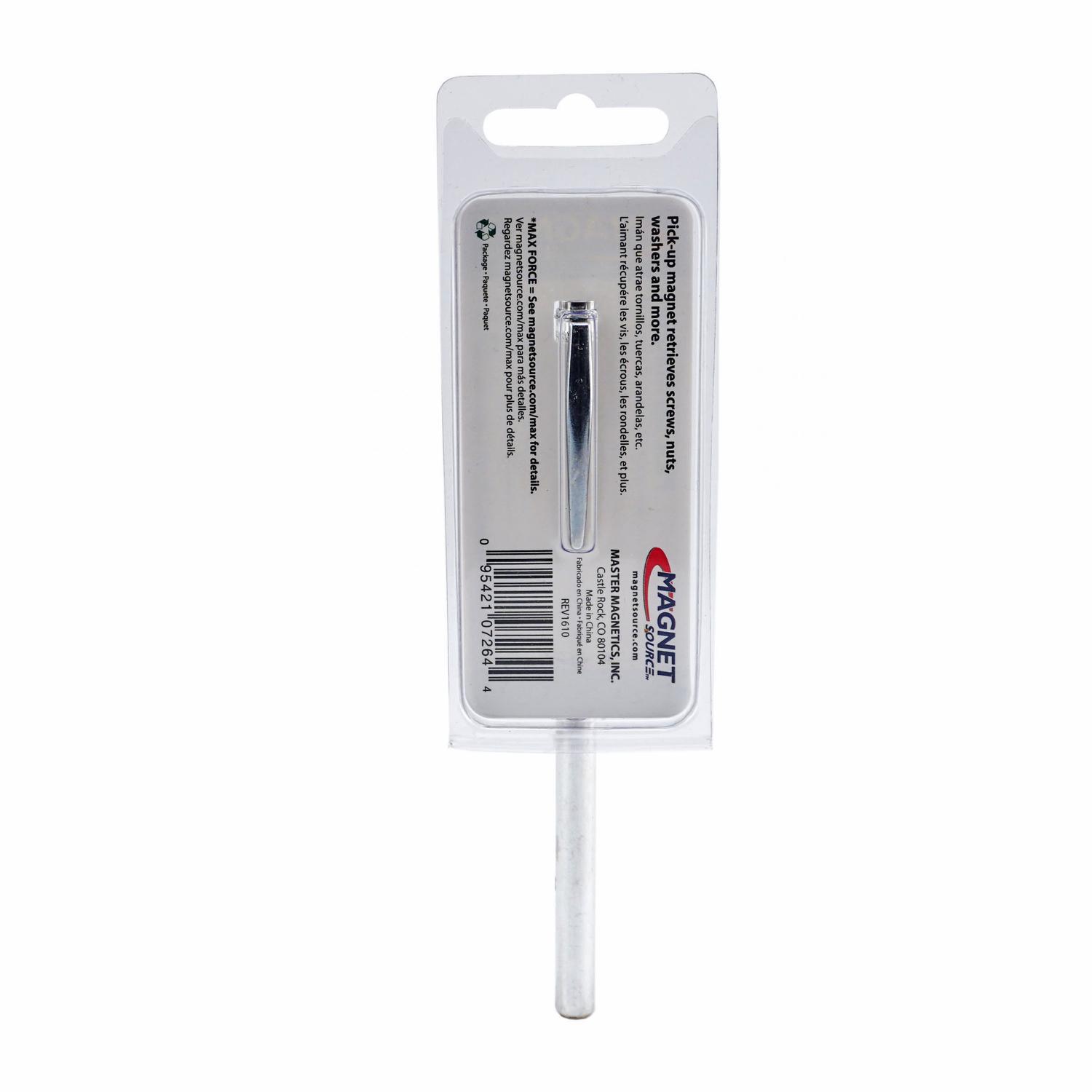 Magnet Source 5.75 in. L X.25 in. W Silver Pocket Pick-Up Magnet 2 lb. pull 1 pc