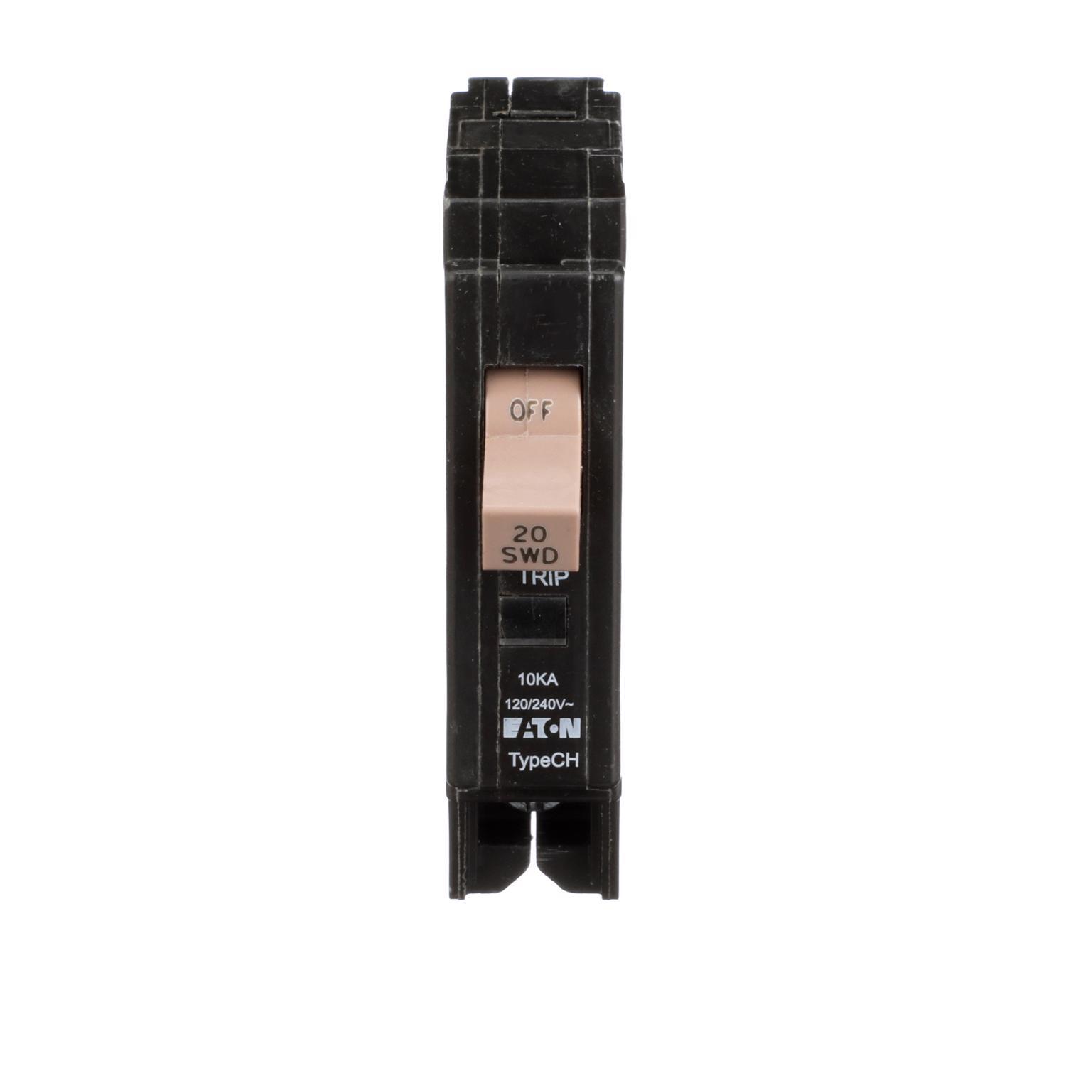 Eaton 20 amps Plug In Single Pole Circuit Breaker