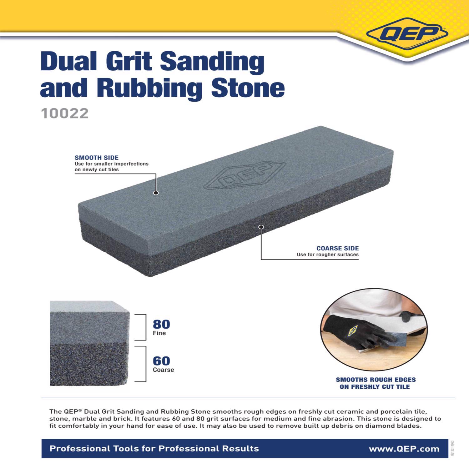 QEP 1 in. H X 2 in. W X 6 in. L Metal Rubbing Stone 1 pk