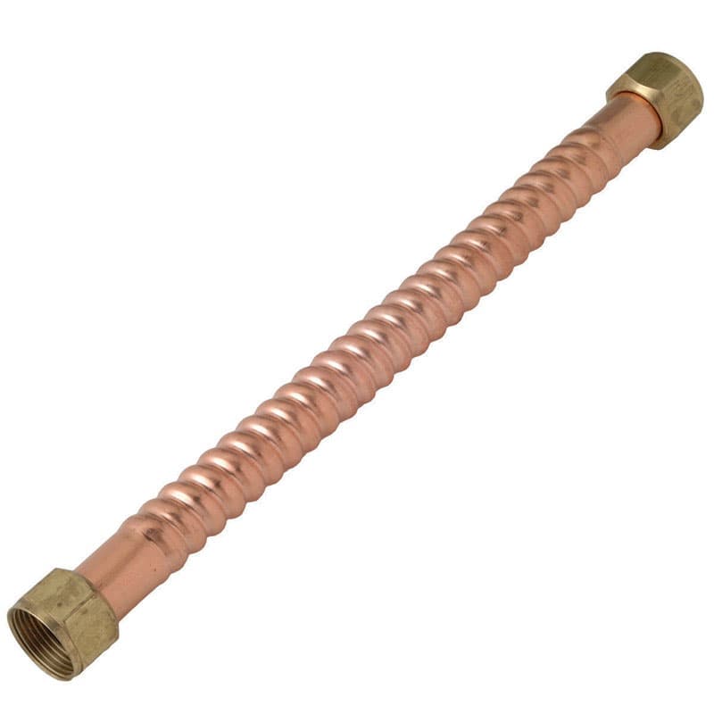 Homewerks 3/4 in. FIP in. X 3/4 in. D FIP 15 in. Copper Water Heater Supply Line