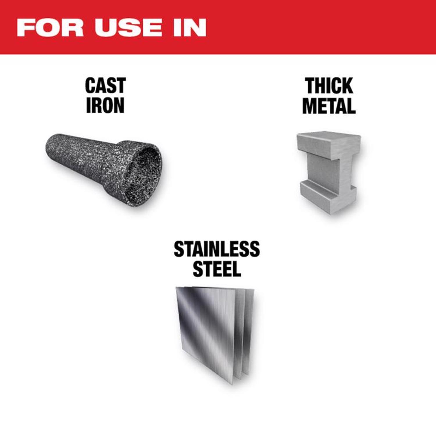 Milwaukee Torch Sawzall Nitrus Carbide Blade 8 TPI 1 pc