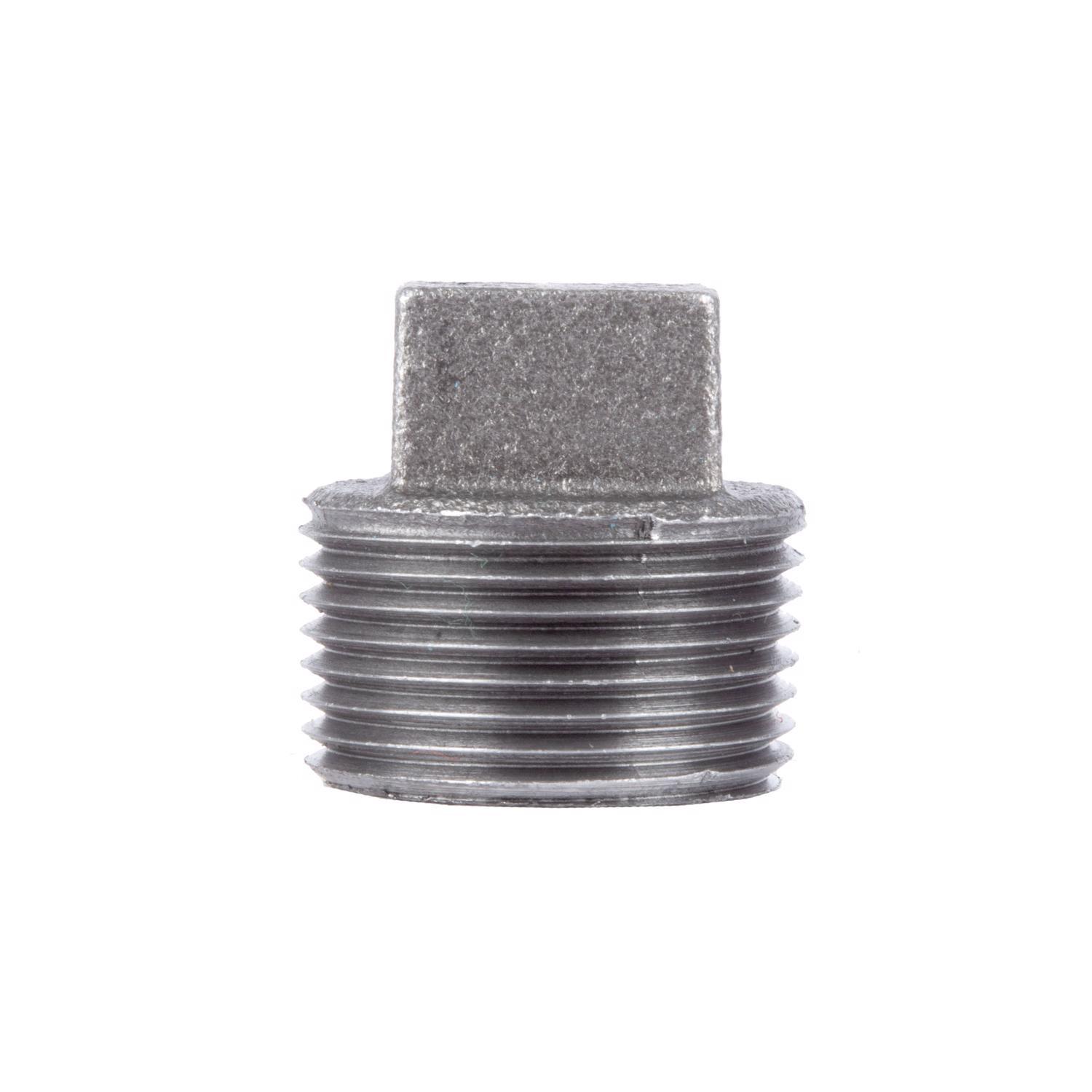 STZ Industries 1/2 in. MIP each Black Malleable Iron Plug
