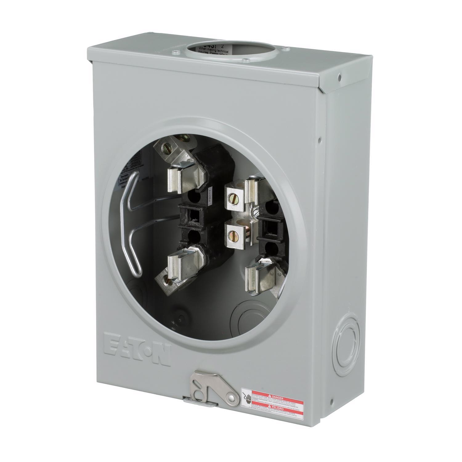 Eaton 125 amps Ringless Overhead/Underground Meter Socket
