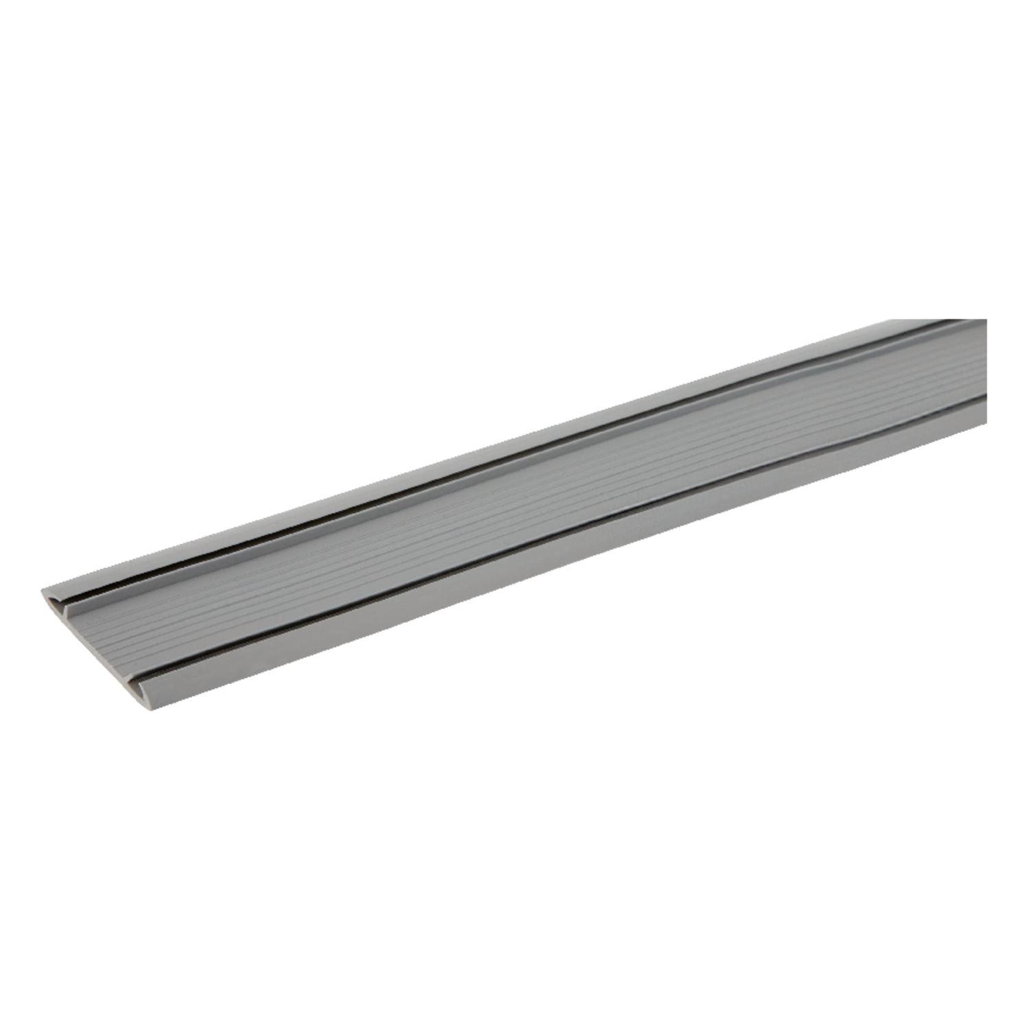 M-D Gray Vinyl Threshold Insert For Low Thresholds 36 in. L X 5/8 in.