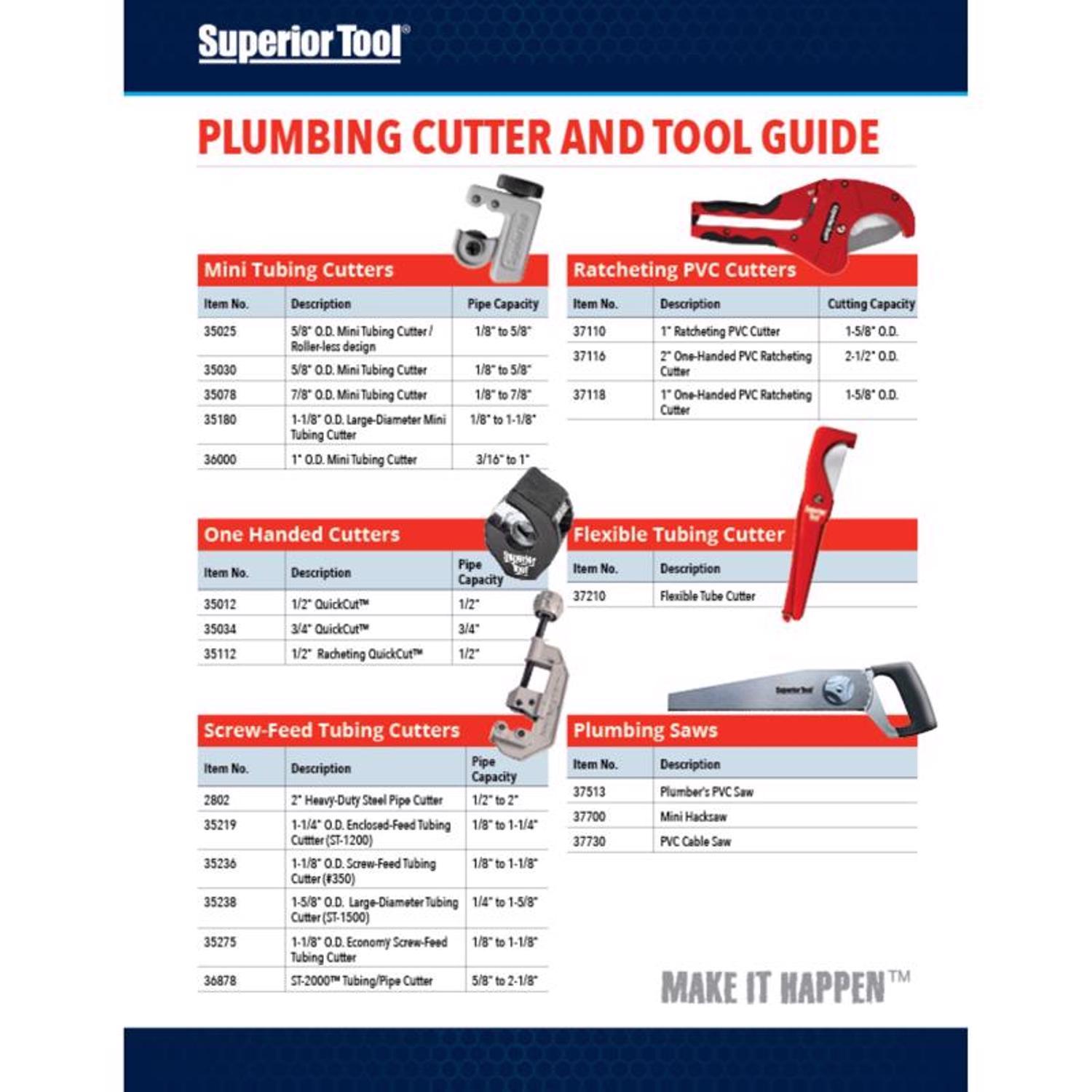 Superior Tool Cable Saw Black/Gray 1 pk