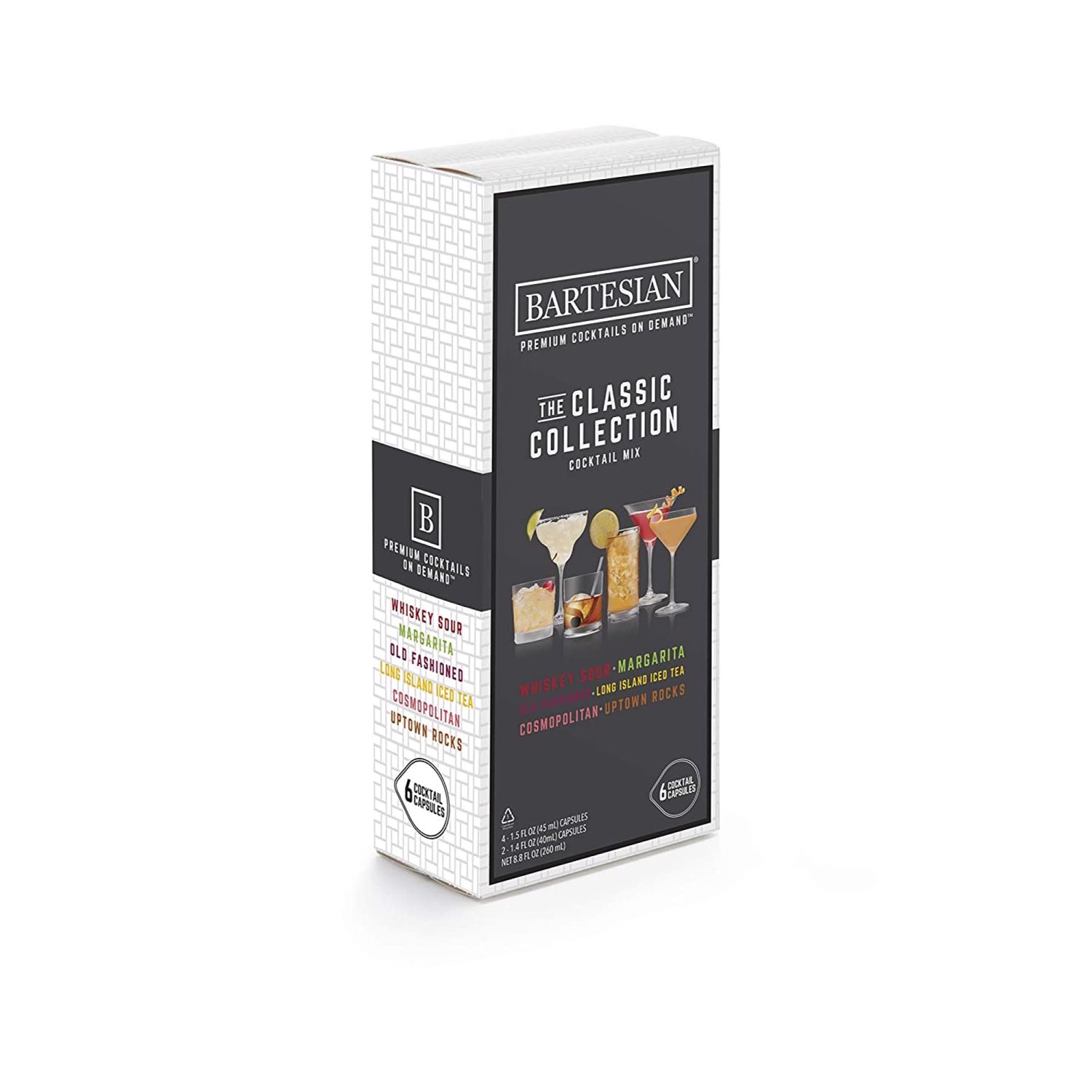 Bartesian Classic Collection Variety Pack Capsules Original Drink Mix 8.8 oz