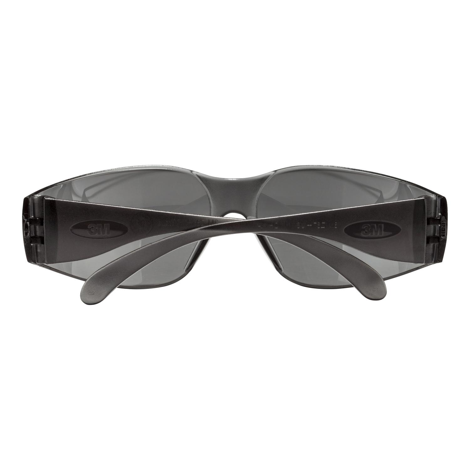 3M Safety Glasses Gray Lens Gray Frame 1 pc