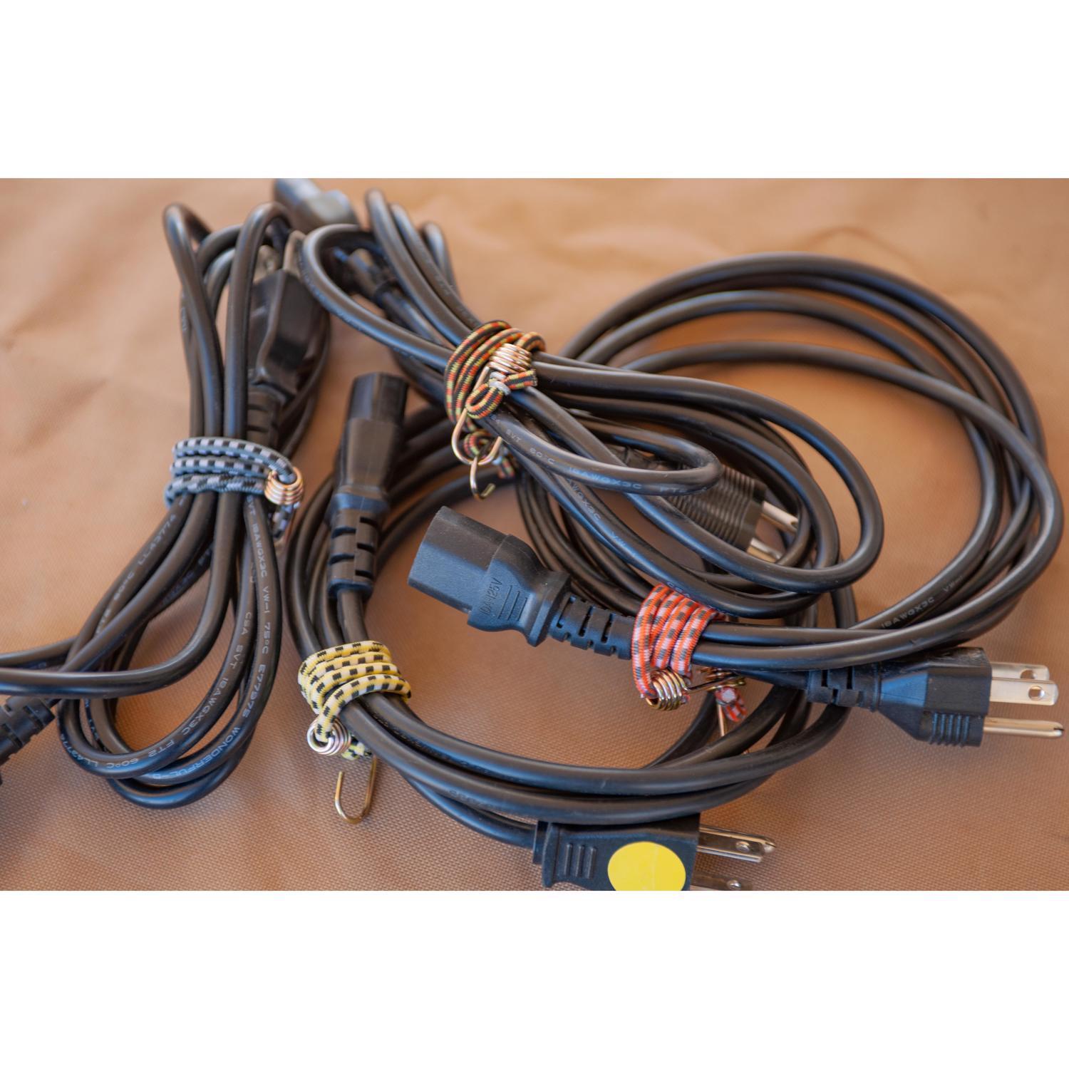 Keeper Assorted Bungee Cord 10 in. L X 0.16 in. 4 pk