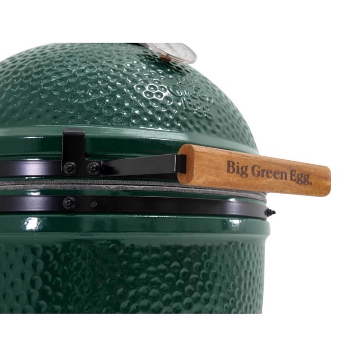 Big Green Egg 15 in. Medium EGG Package with Nest/Handler Charcoal Kamado Grill and Smoker Green