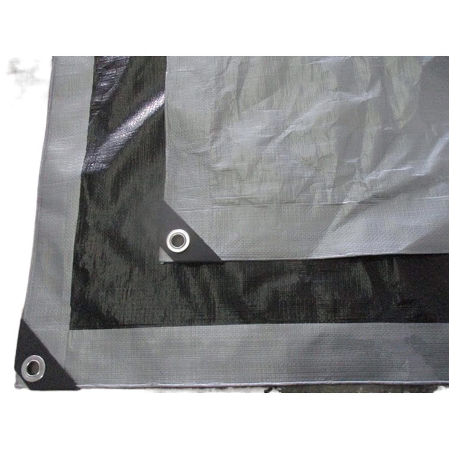 Ace 20 ft. W X 30 ft. L Heavy Duty Polyethylene Tarp Black/Silver