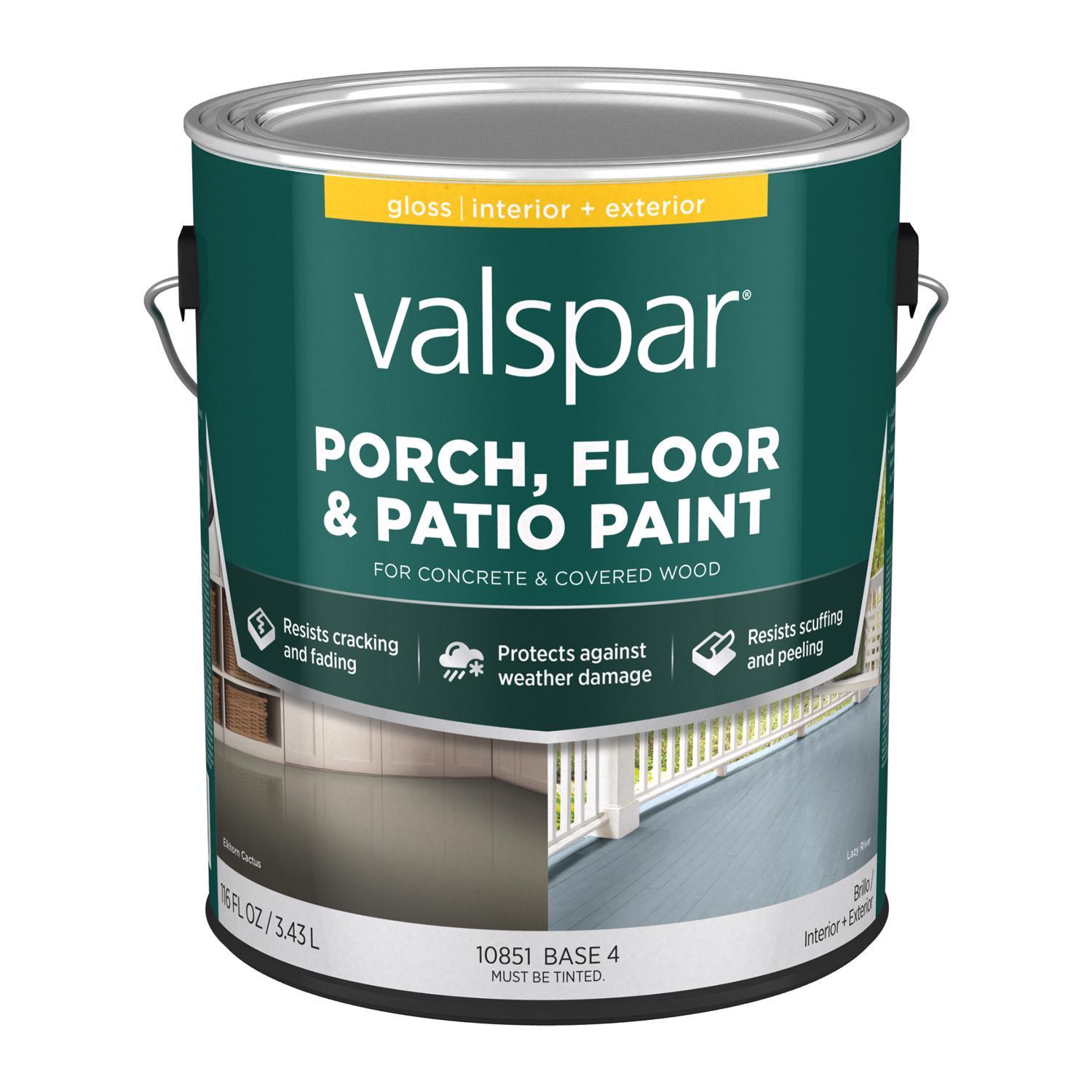 Valspar Porch, Floor & Patio Gloss Base 4 Floor Paint 1 gal