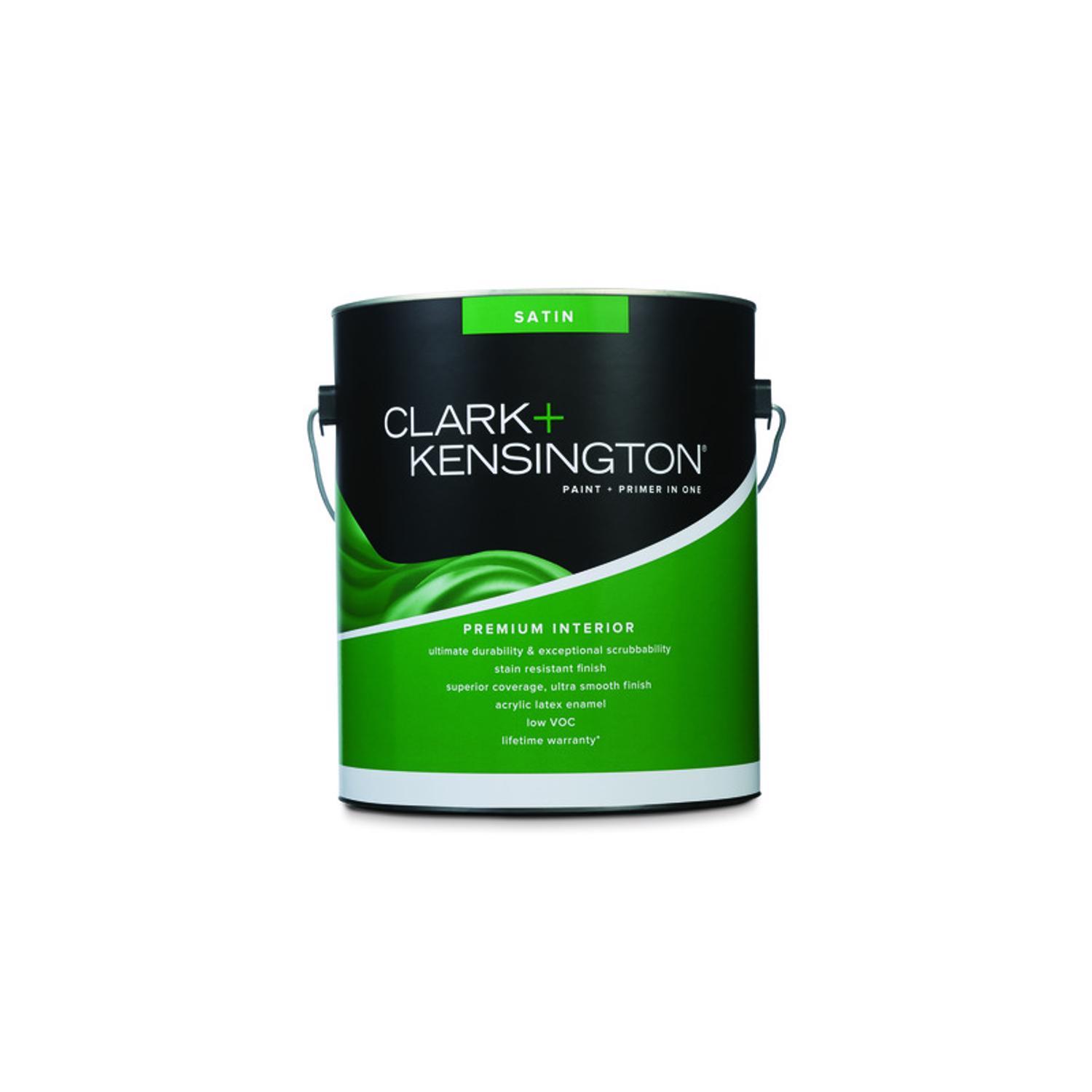 Clark+Kensington Satin Designer White Paint + Primer Interior 1 gal