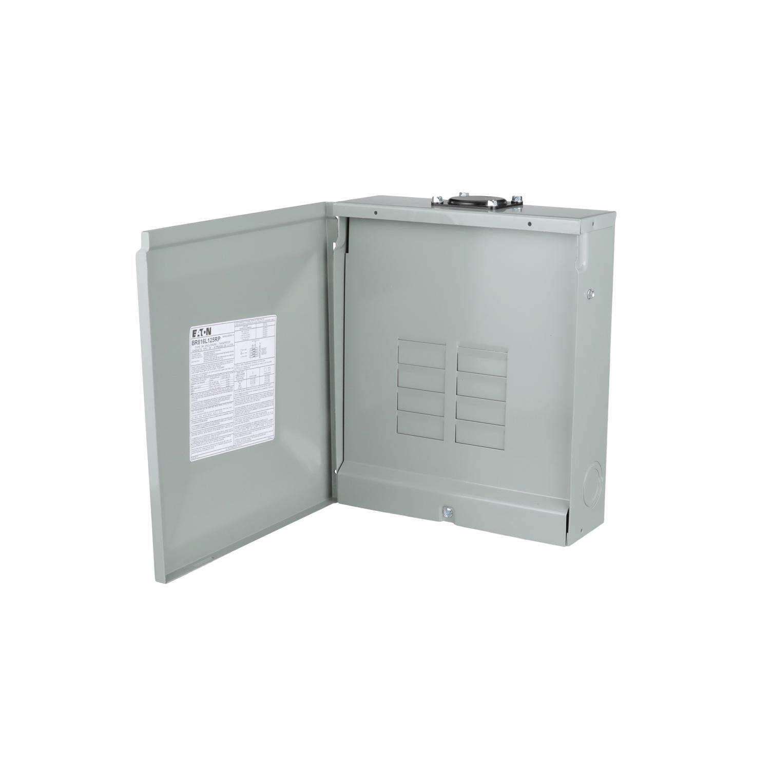 Eaton 125 amps 240 V 8 space 16 circuits Surface Mount Main Lug Load Center