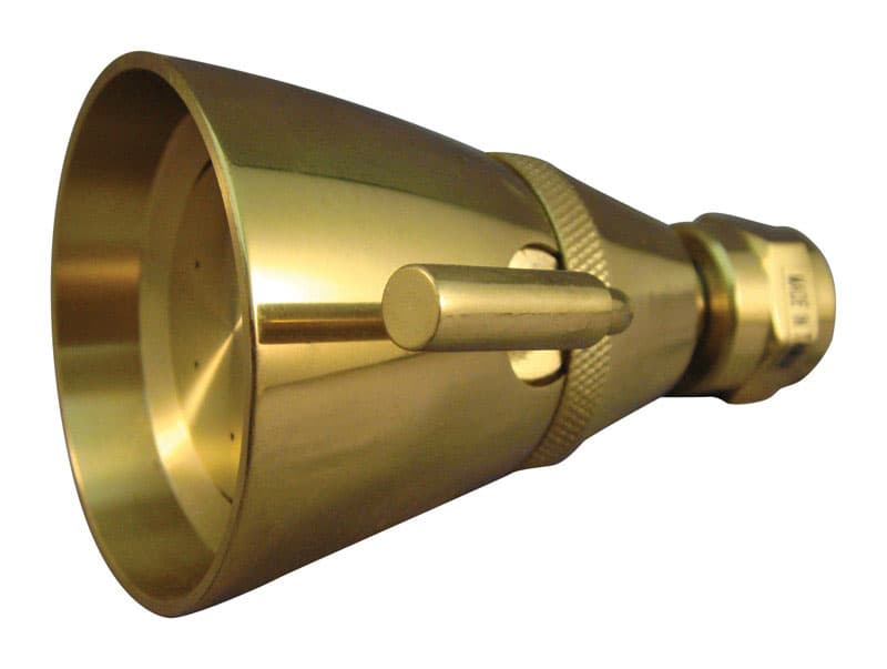 Ace Polished Brass 6 Settings Showerhead 2.5 Gpm