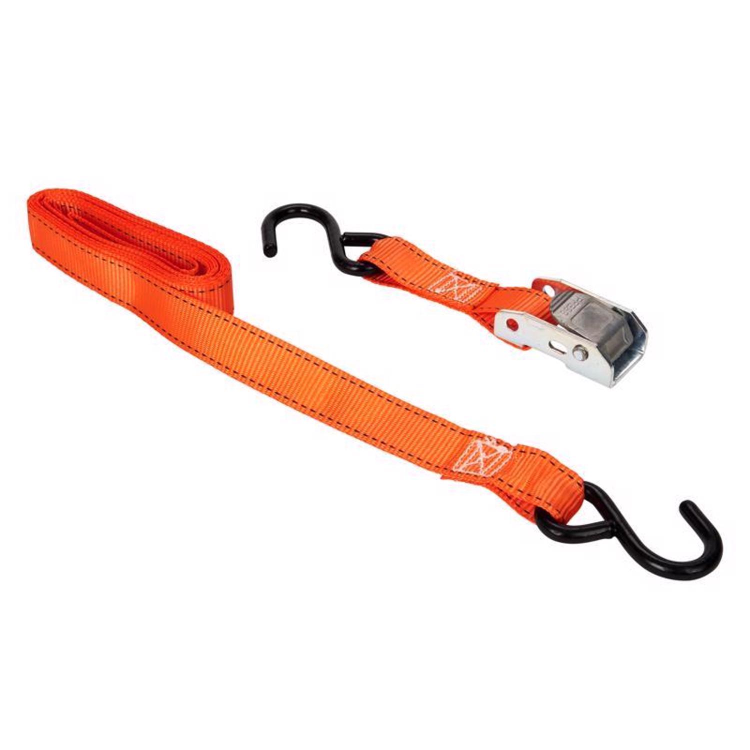 Keeper 1 in. W X 10 ft. L Orange Tie Down Strap 300 lb 4 pk