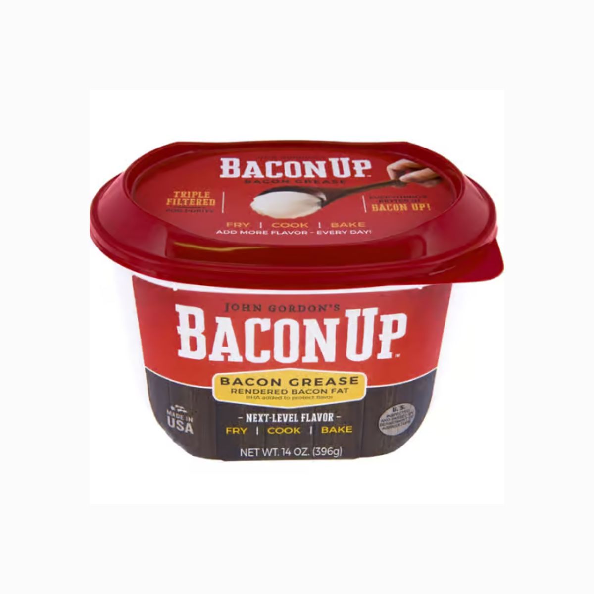 Bacon Up John Gordon's Bacon Grease 14 oz Tub