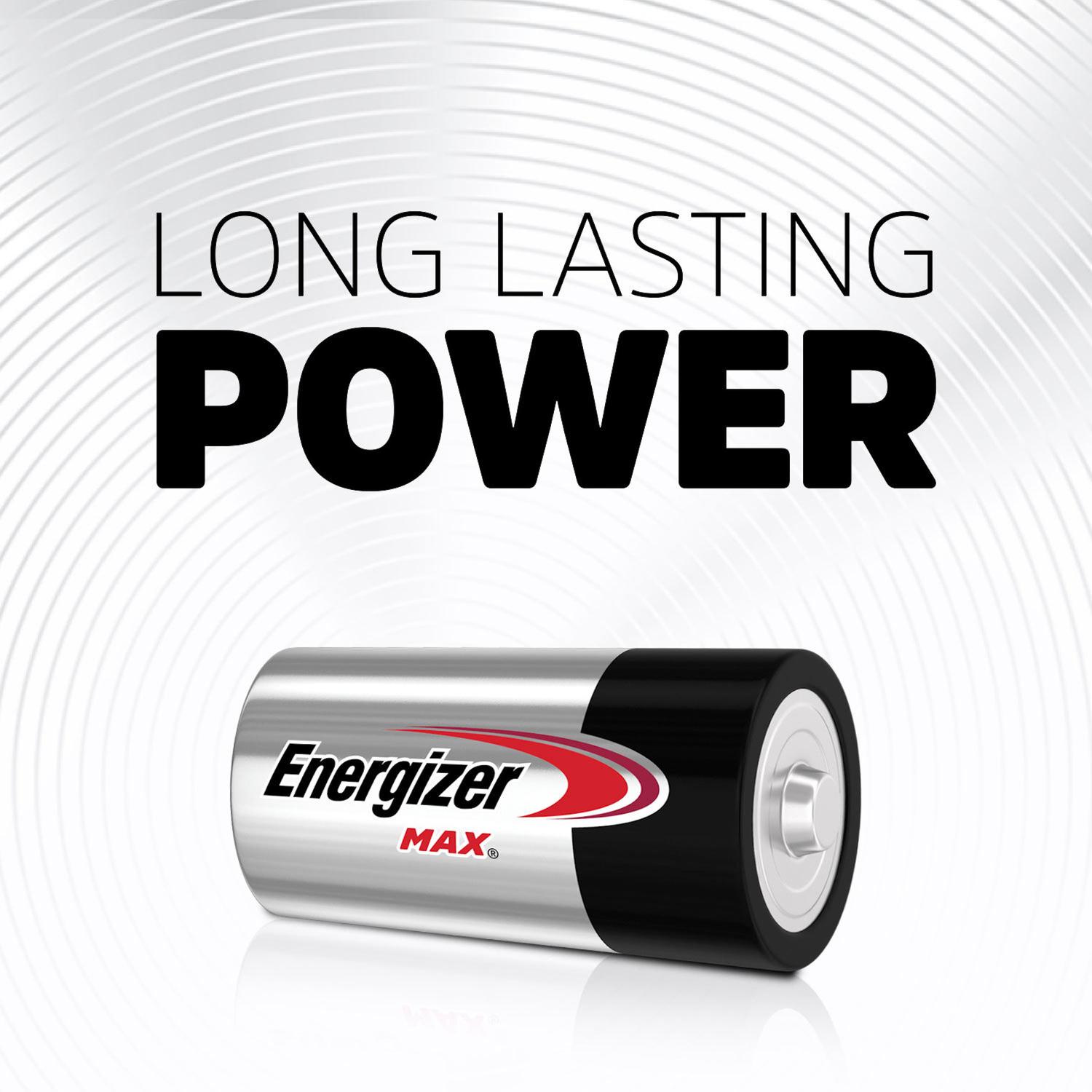 Energizer Max C Alkaline Batteries 8 pk Carded