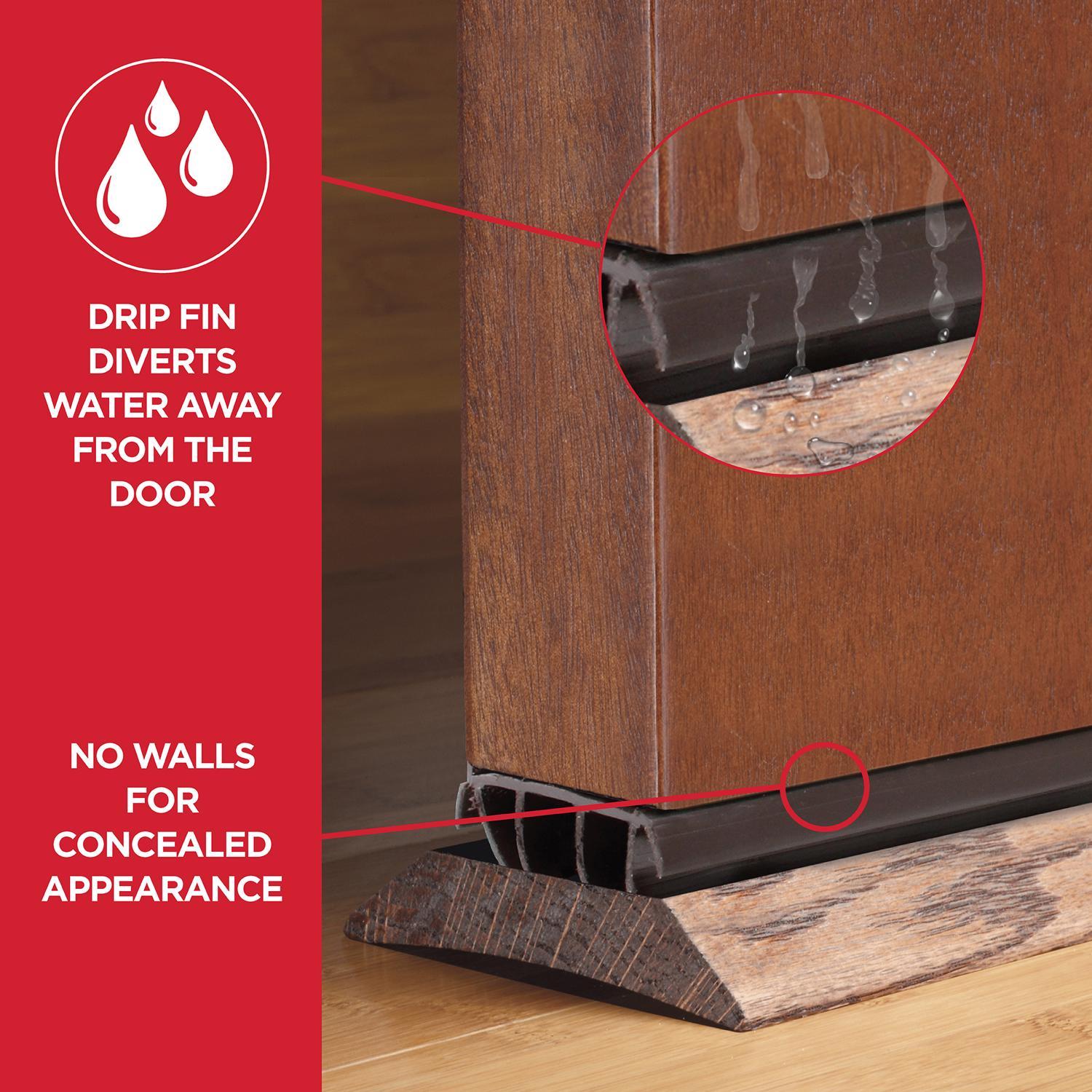 M-D Building Products Brown Vinyl Weatherstrip For Doors 36 in. L X 0.5 in.
