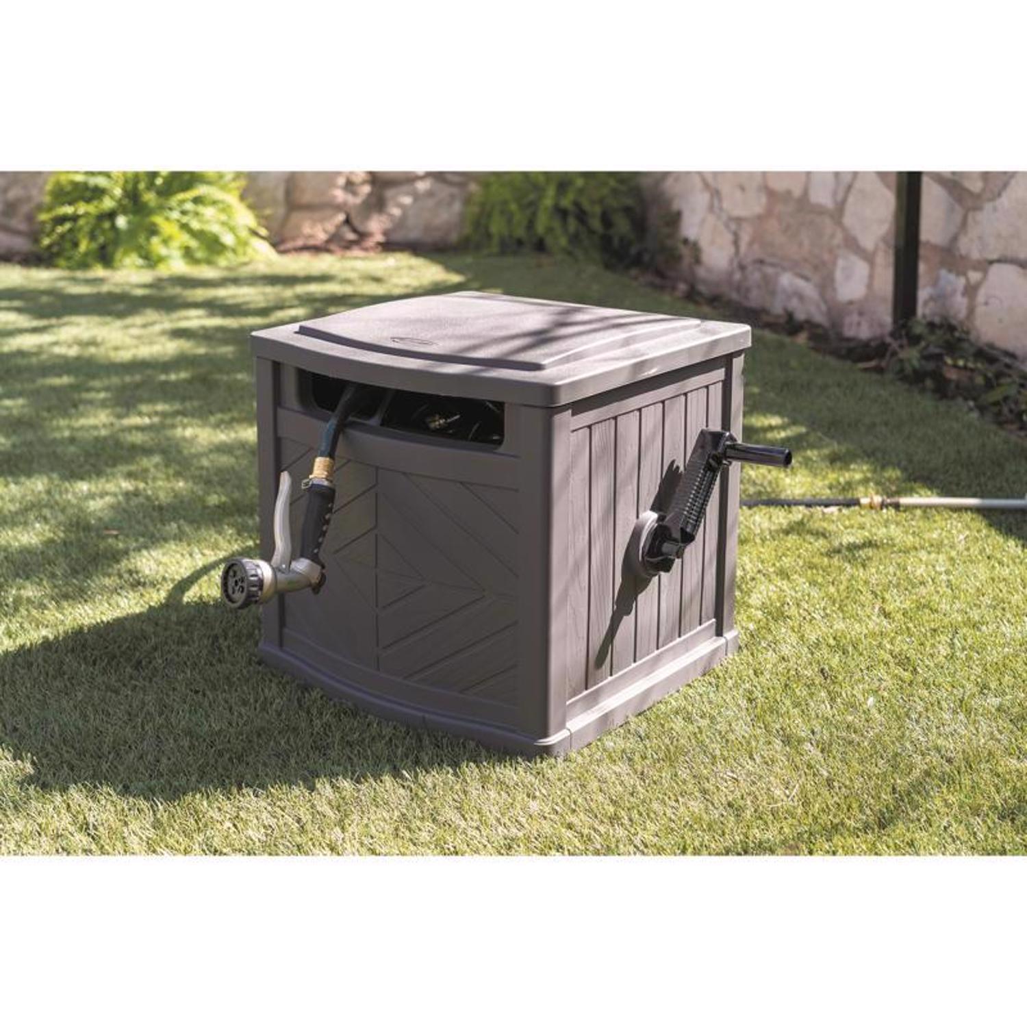 Suncast 150 ft. Gray Hideaway Hose Reel