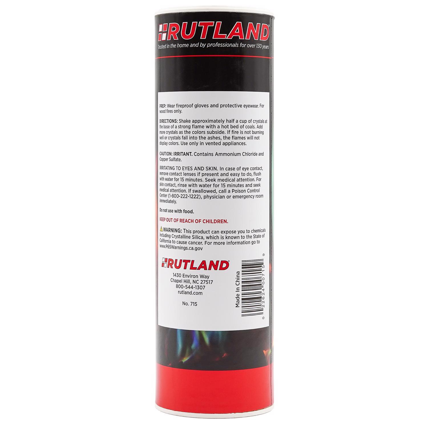 Rutland Flame Crystals.75 hr 1 pk 16 oz