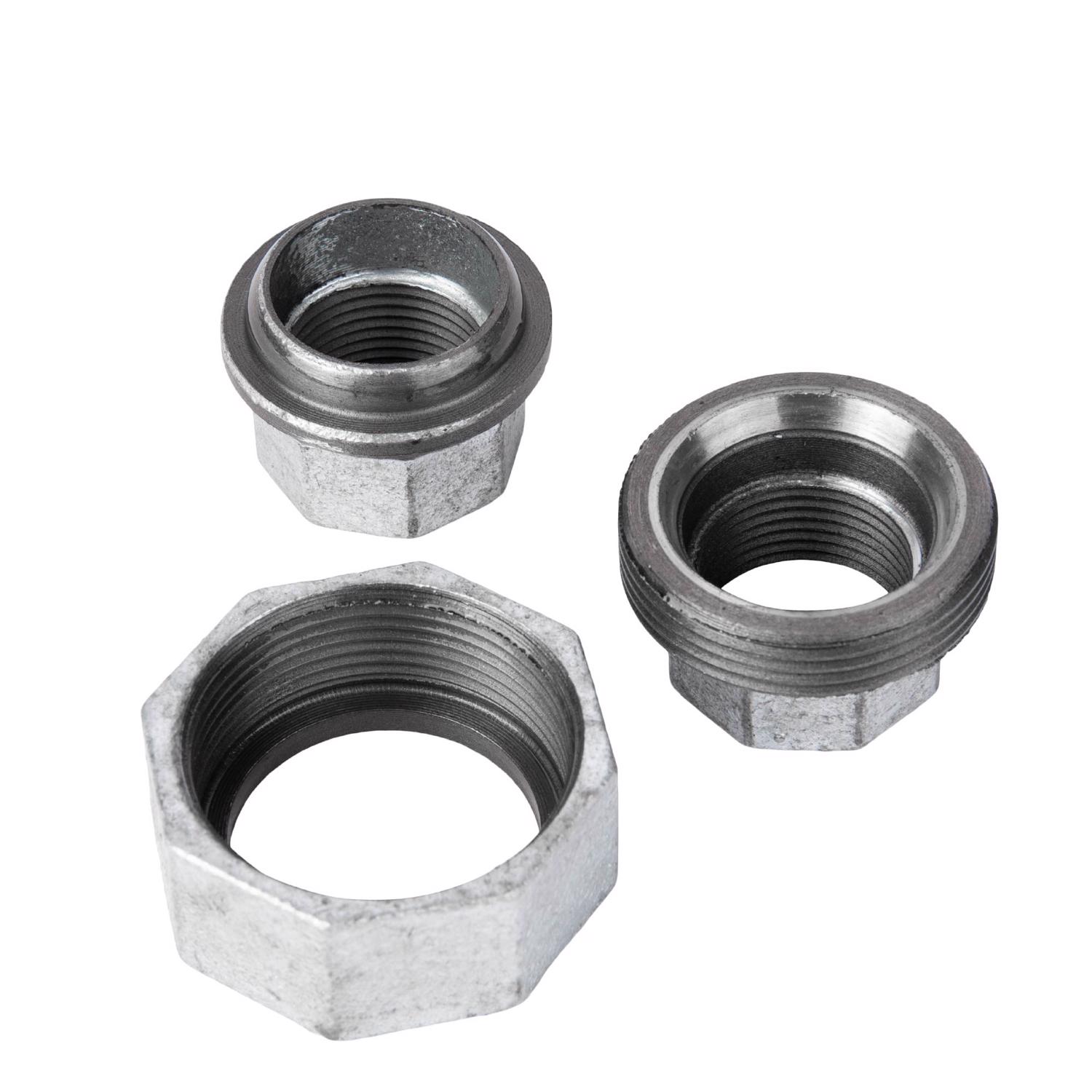 STZ Industries 1-1/2 in. FIP each X 1-1/2 in. D FIP Galvanized Malleable Iron Union