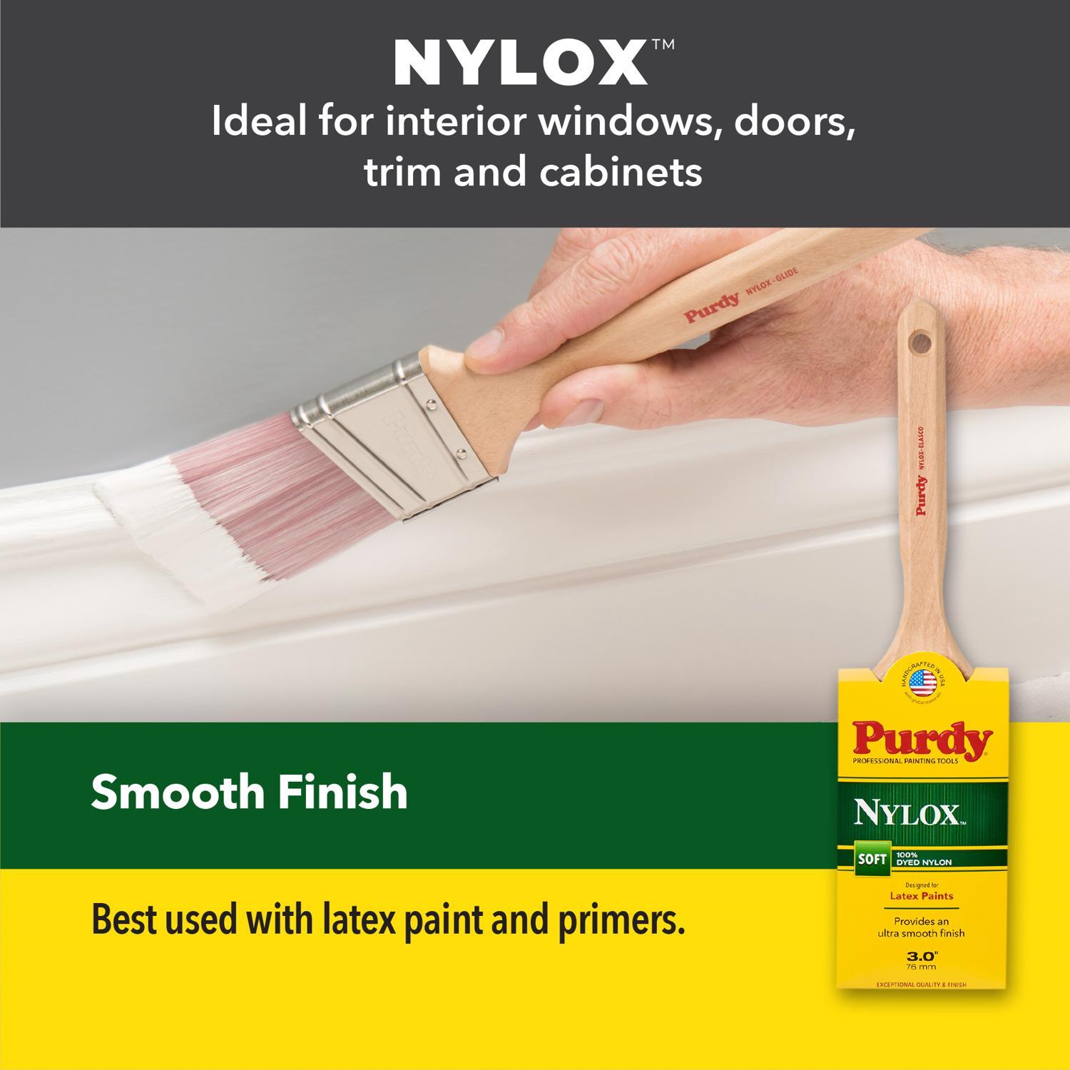Purdy Nylox Glide 2 in. Soft Angle Trim Paint Brush