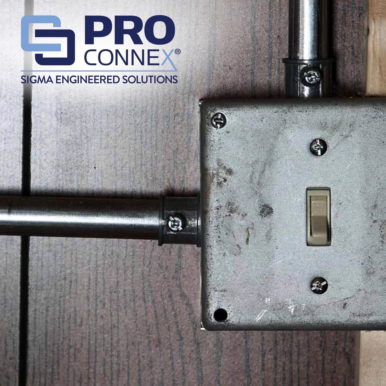 Sigma Engineered Solutions ProConnex 3/4 in. D Die-Cast Zinc Set Screw Connector For EMT 25 pk