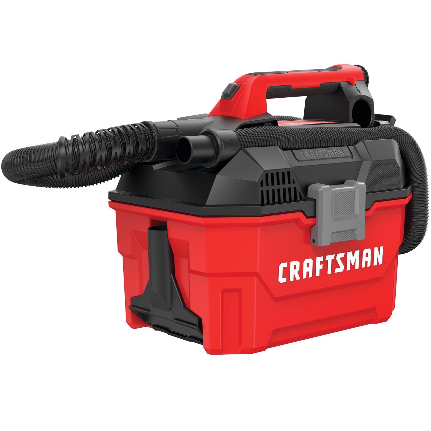 CRAFTSMAN V20 CMCV002B 2 gal Cordless Portable Wet/Dry Vacuum Tool Only