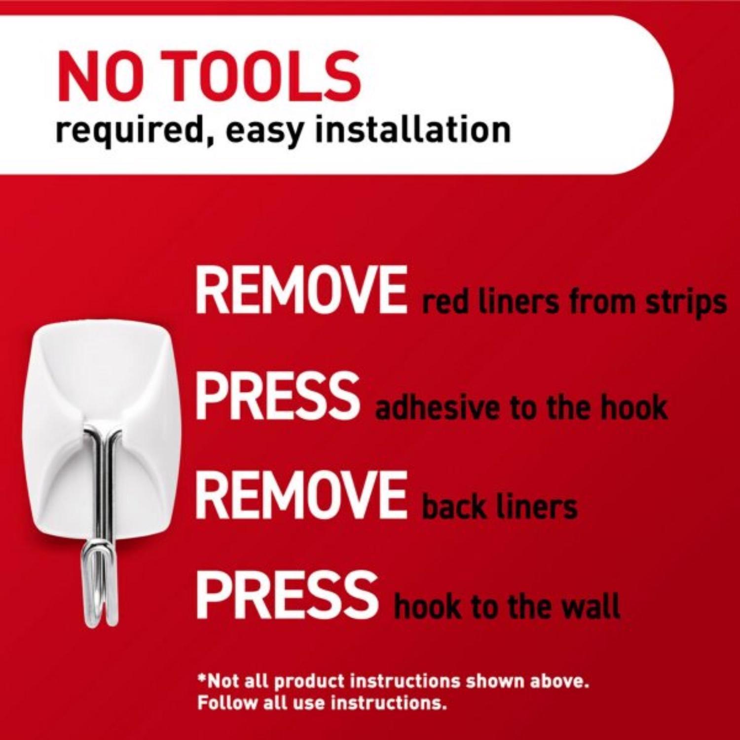 3M Command Small Plastic Wire Hooks 1.625 in. L 1 pk
