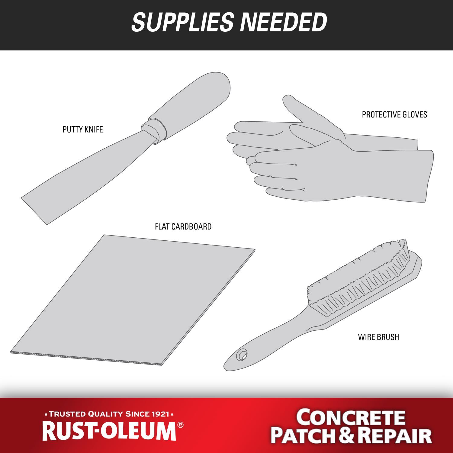 Rust-Oleum Concrete Patch and Repair 24 oz Gray