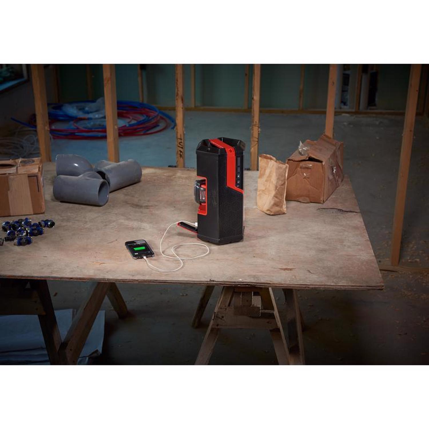 Milwaukee M18/M12 Wireless Bluetooth Weather Resistant Jobsite Speaker