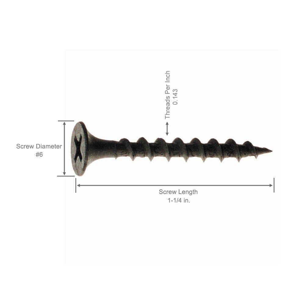 Grip-Rite Screw Drywall Crse 1.25" 5#