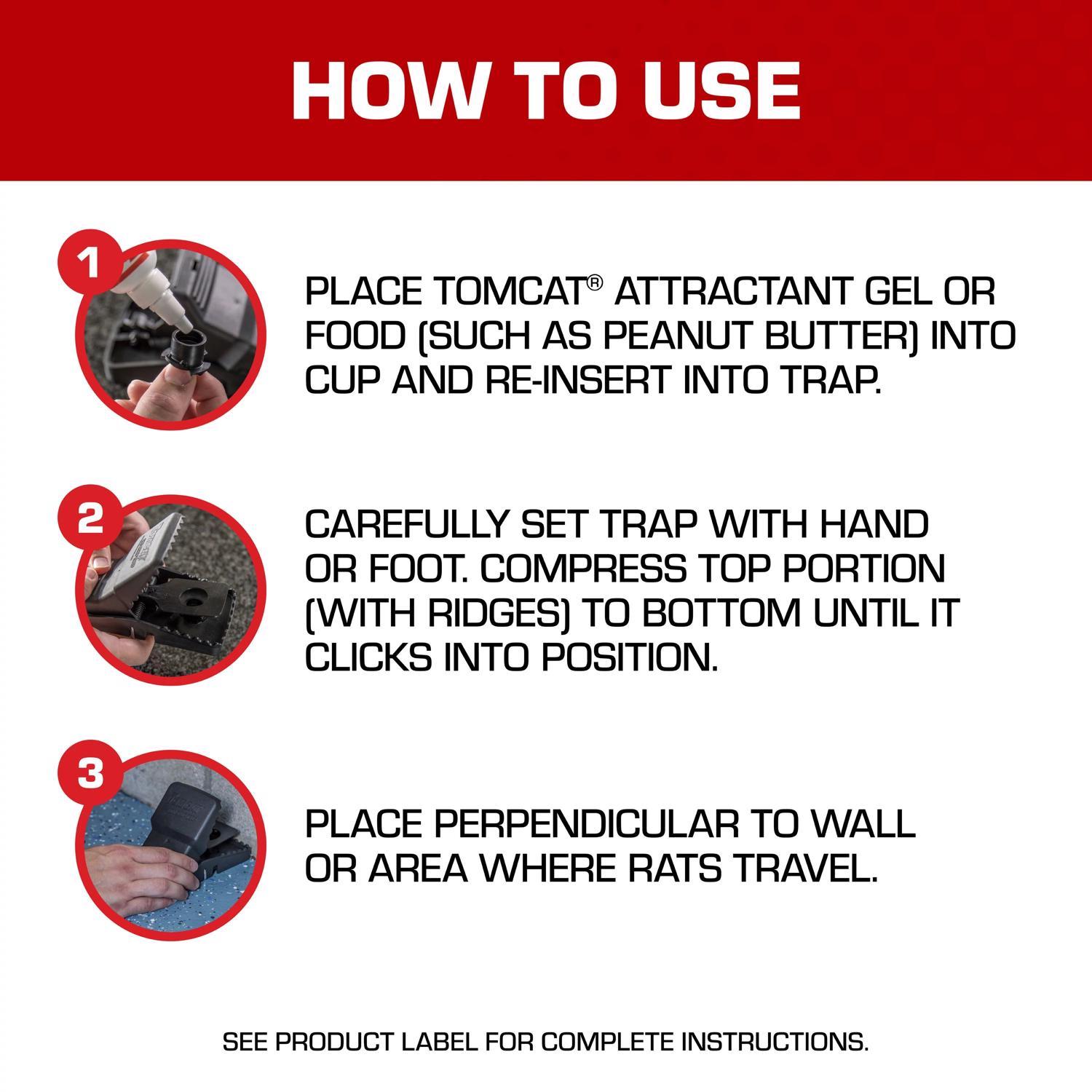 Tomcat Medium Snap Trap For Rats 1 pk