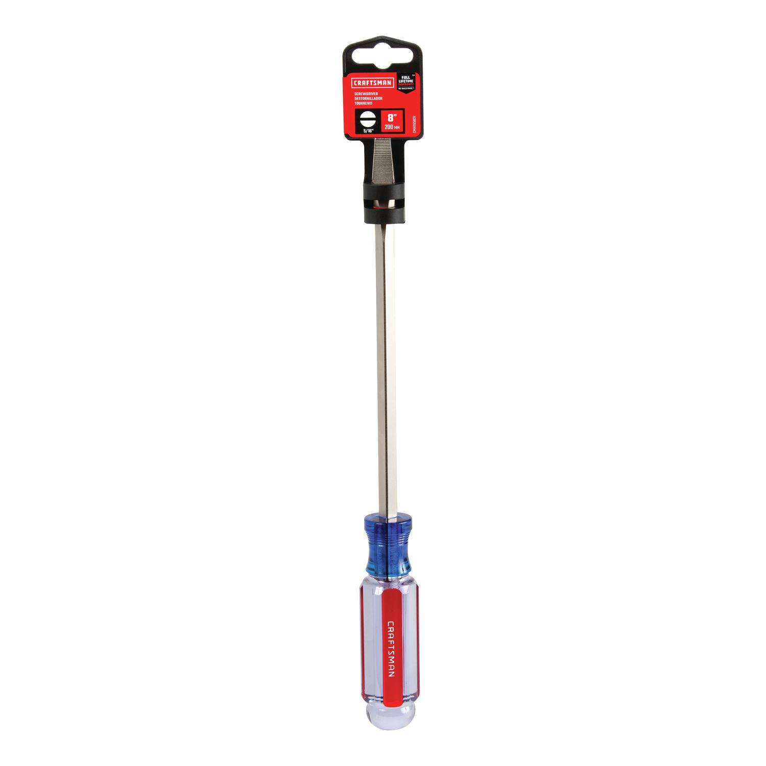 Craftsman 5/16 in. X 8 in. L Slotted Screwdriver 1 pc