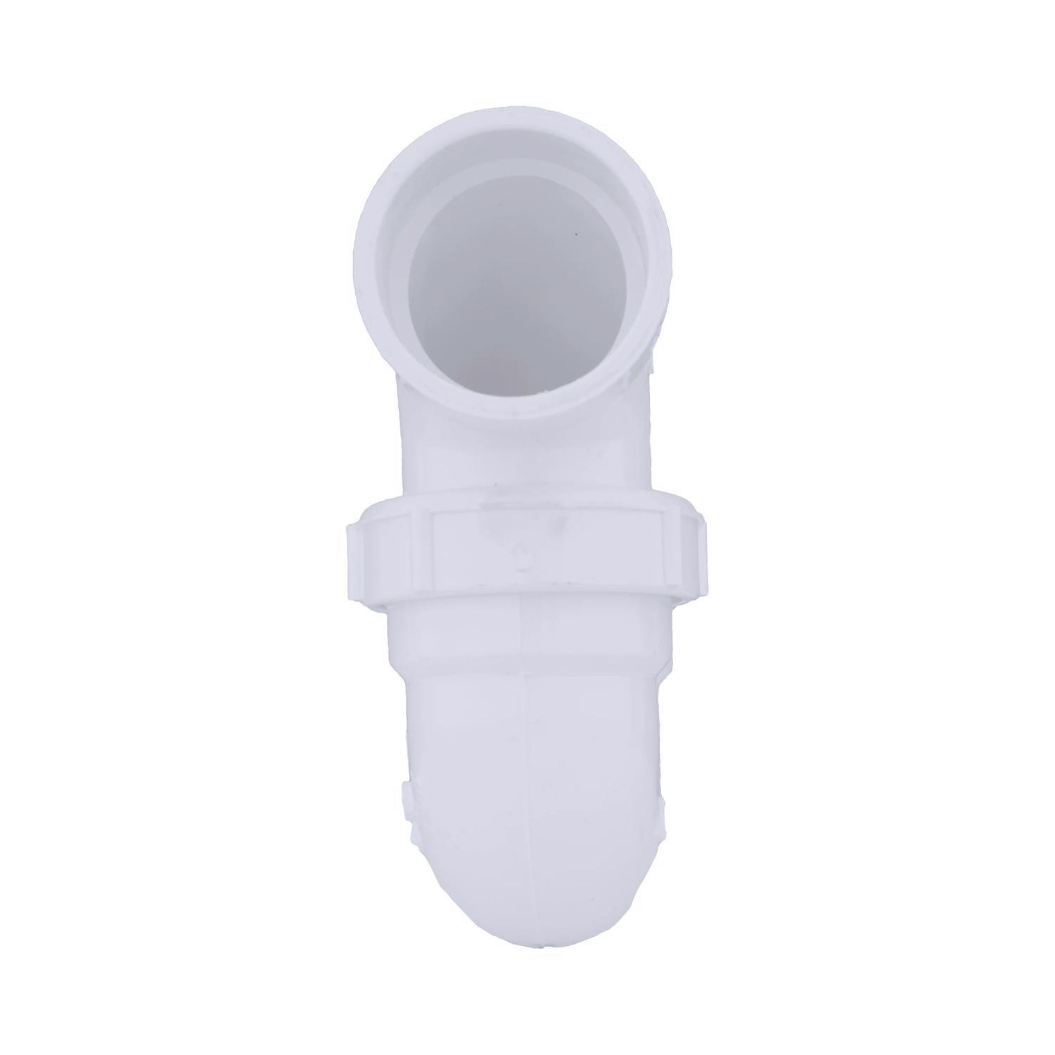 Charlotte Pipe Schedule 40 1-1/2 in. Hub X 1-1/2 in. D Hub PVC P-Trap with Union 1 pk