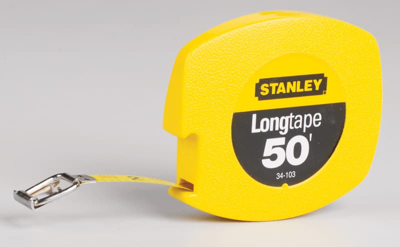 Stanley 50 ft. L X 0.38 in. W Closed Reel Long Tape Measure 1 pk