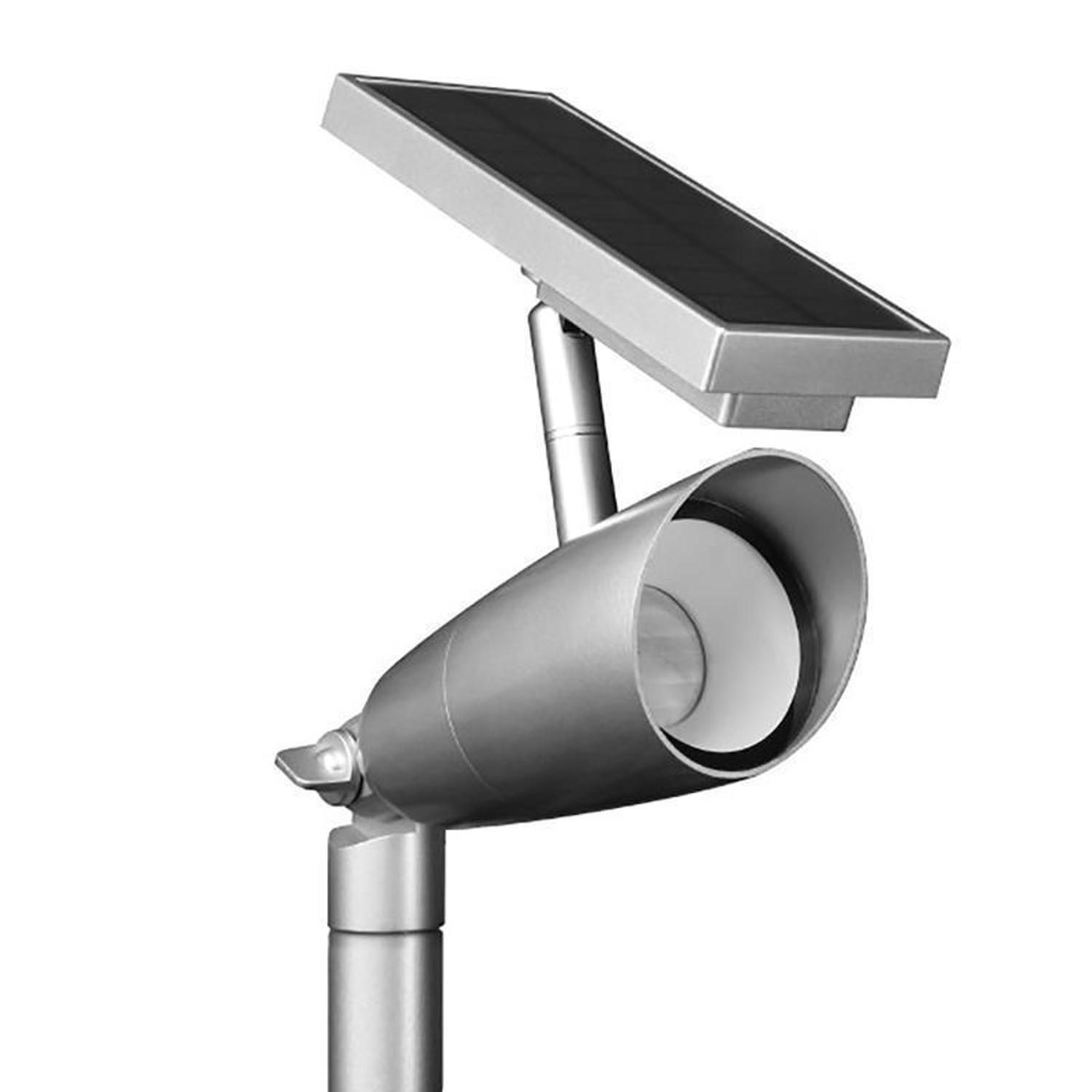Feit OneSync Brushed Nickel Solar Powered 1 W LED Spotlight 1 pk