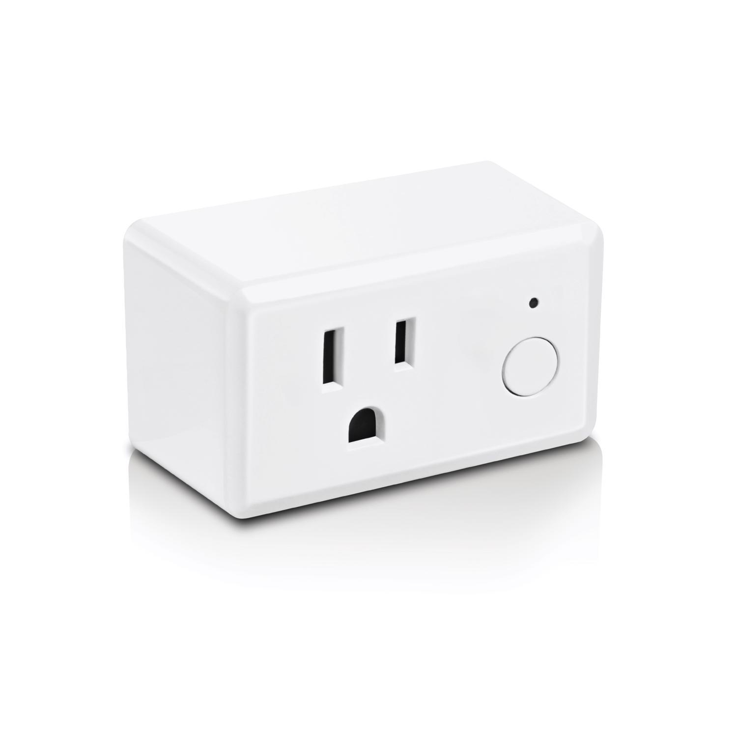 Feit Smart Home Commercial and Residential Plastic Indoor Smart-Enabled Plug 1-15R