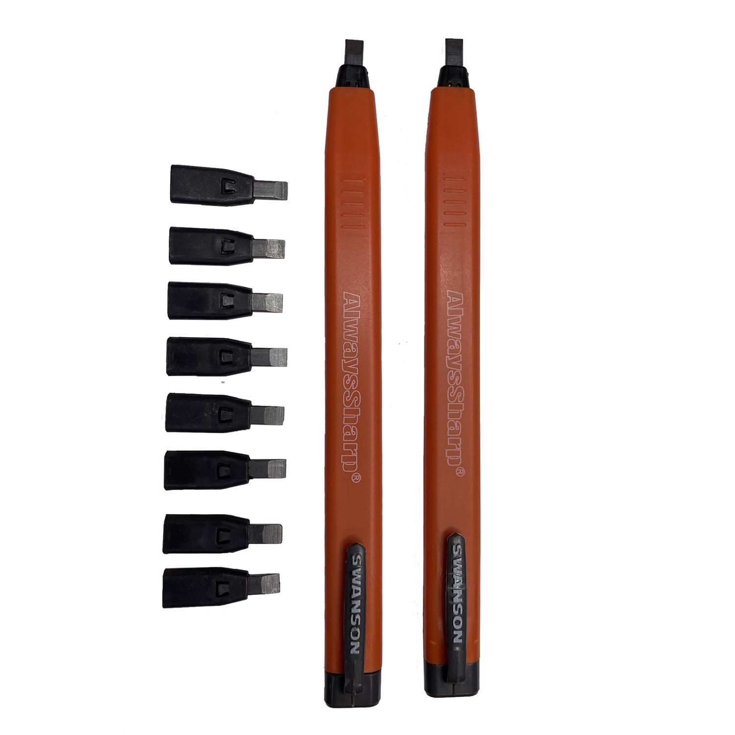 Swanson Always Sharp 0.8 in. L Carpenter Pencil Gray 10 pc