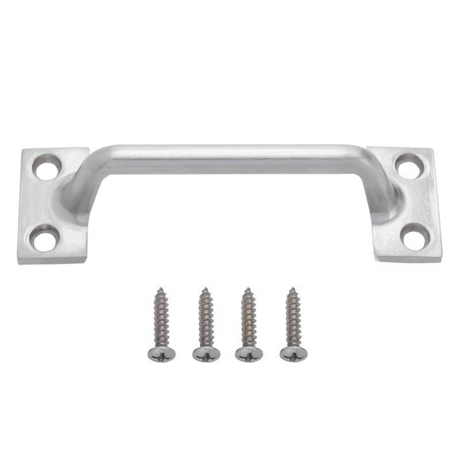 Ace 4 in. L Satin Nickel Nickel Universal Sash Lift Handle 1 pk