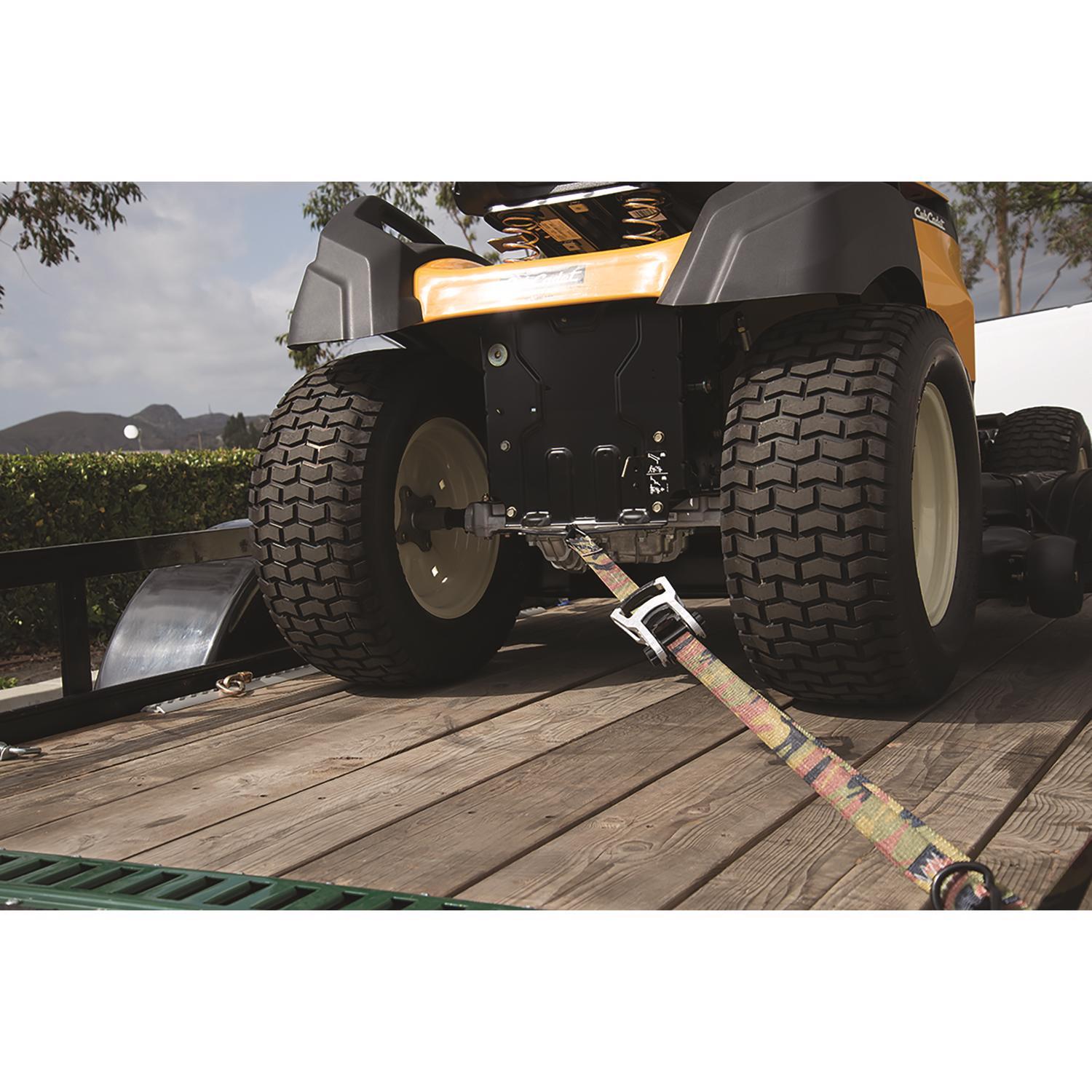 Keeper 1 in. W X 12 ft. L Camo Ratchet Tie Down Strap 550 lb 2 pk