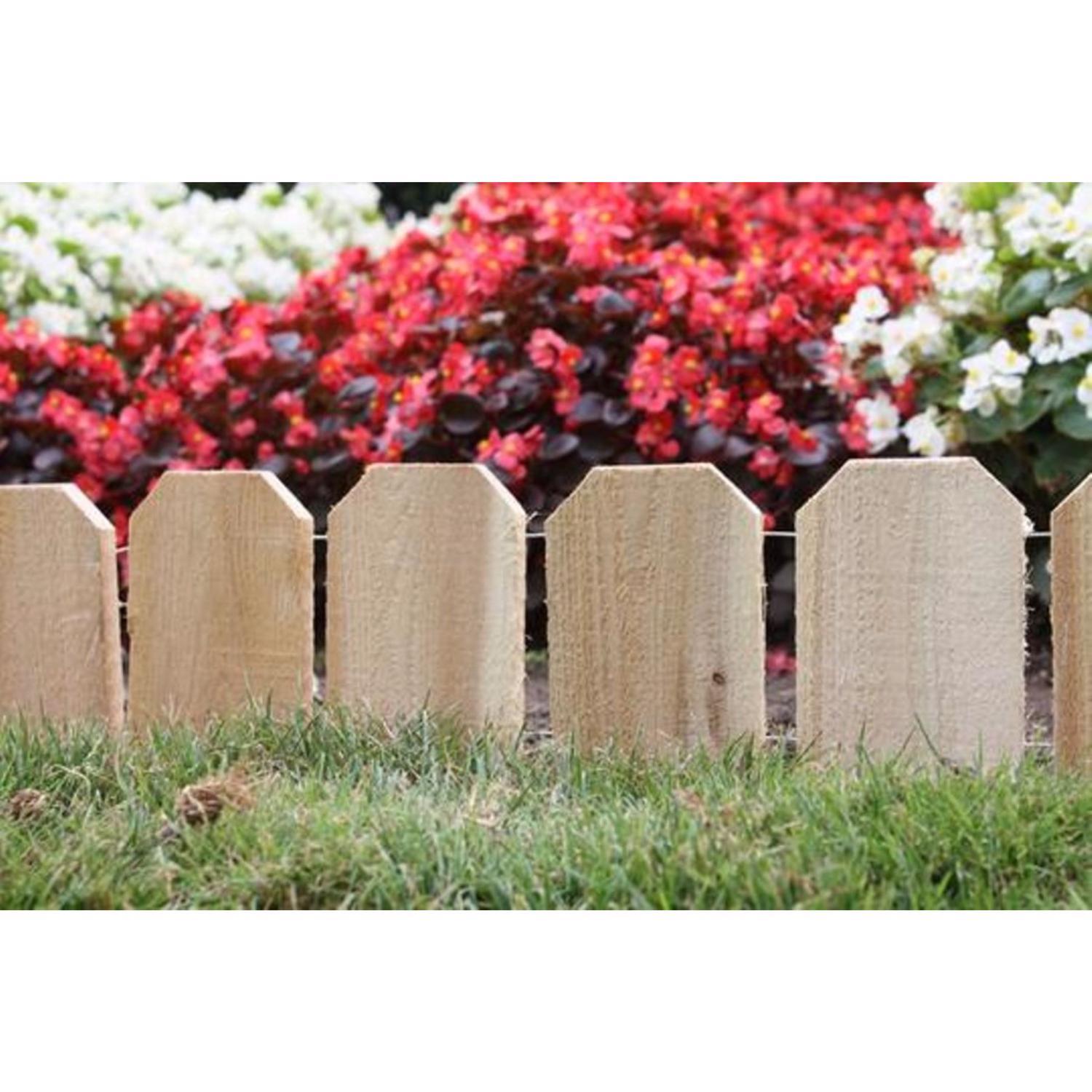 Greenes 10 ft. L X 6 in. H Cedar Natural Lawn Edging