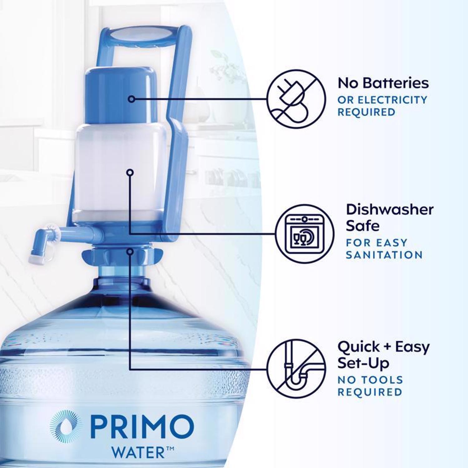 Primo Water 3 - 5 gal White Portable Water Dispenser BPA Free Plastic