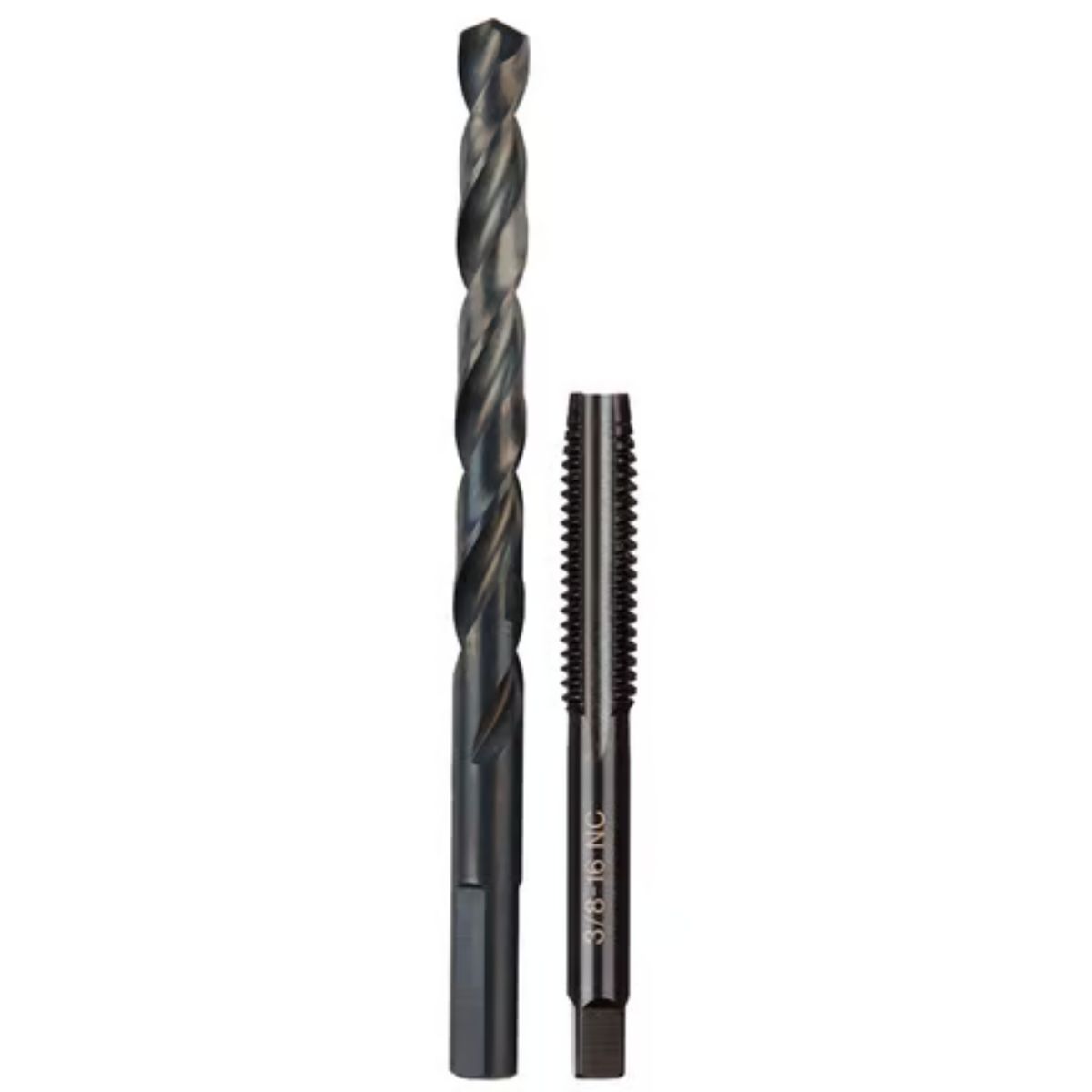 Milwaukee SAE 3/8-16 NC Straight Flute Plug Tap & 5/16 in. Drill Bit