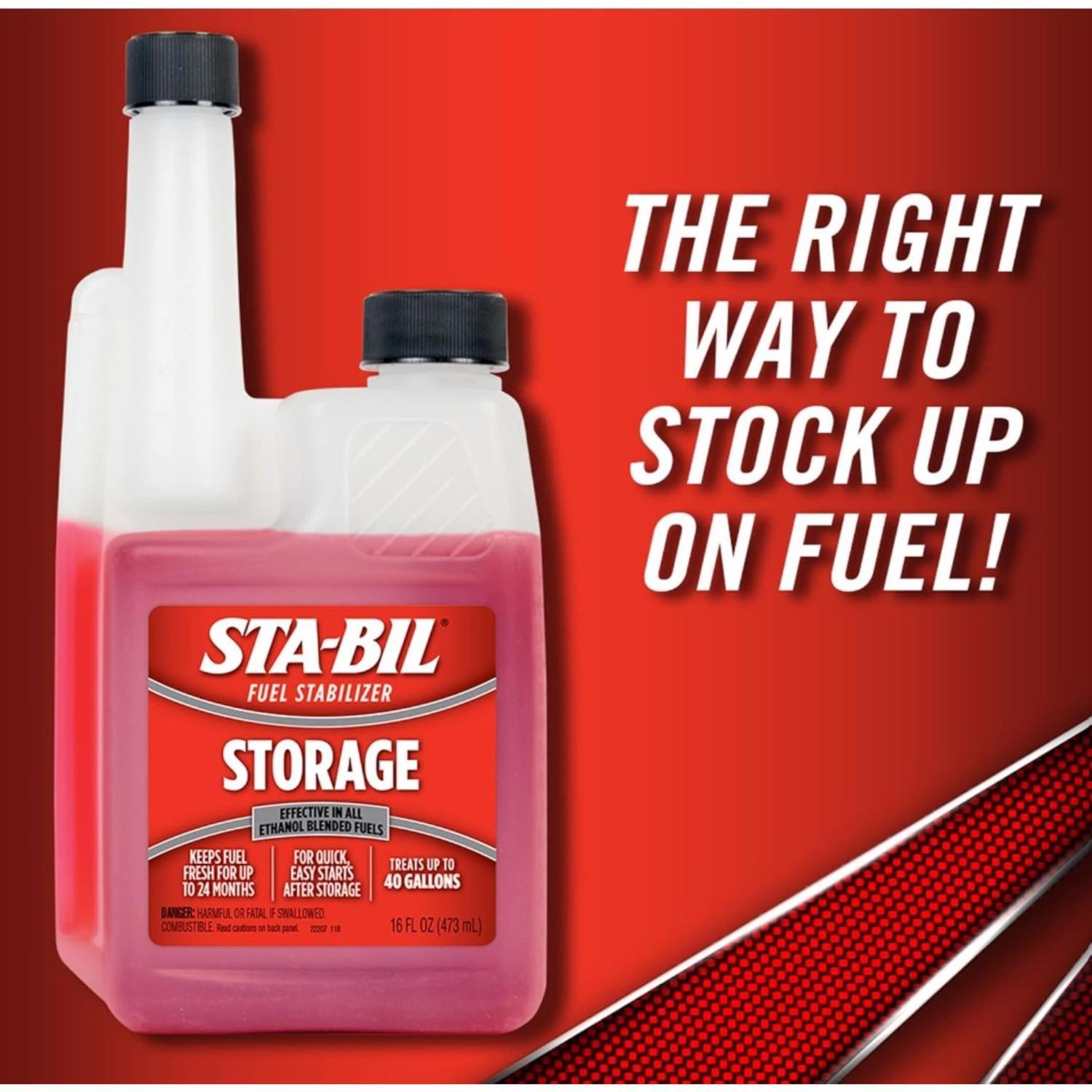 STA-BIL Storage Ethanol/Gasoline Fuel Stabilizer 16 oz
