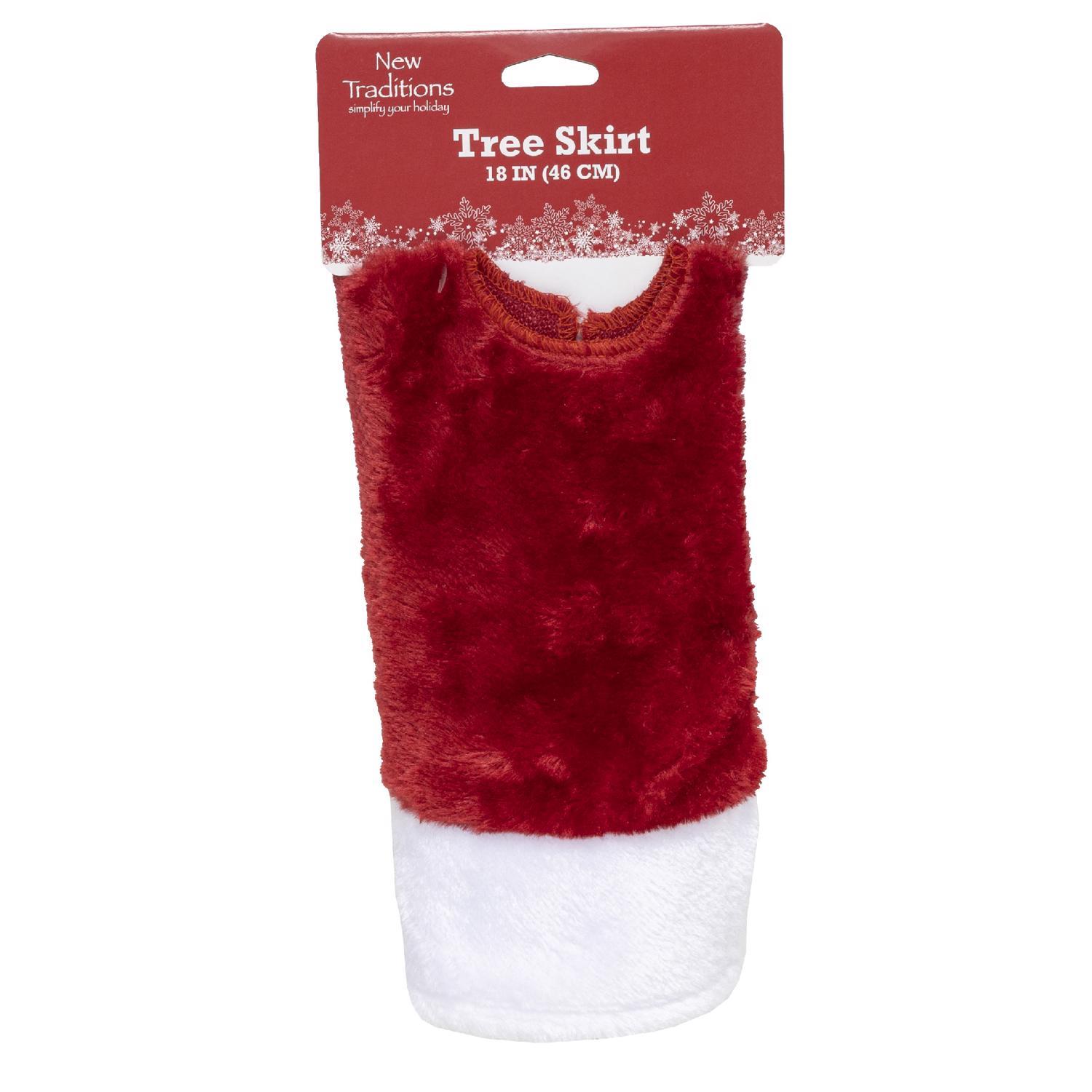Dyno Red/White Tree Skirt