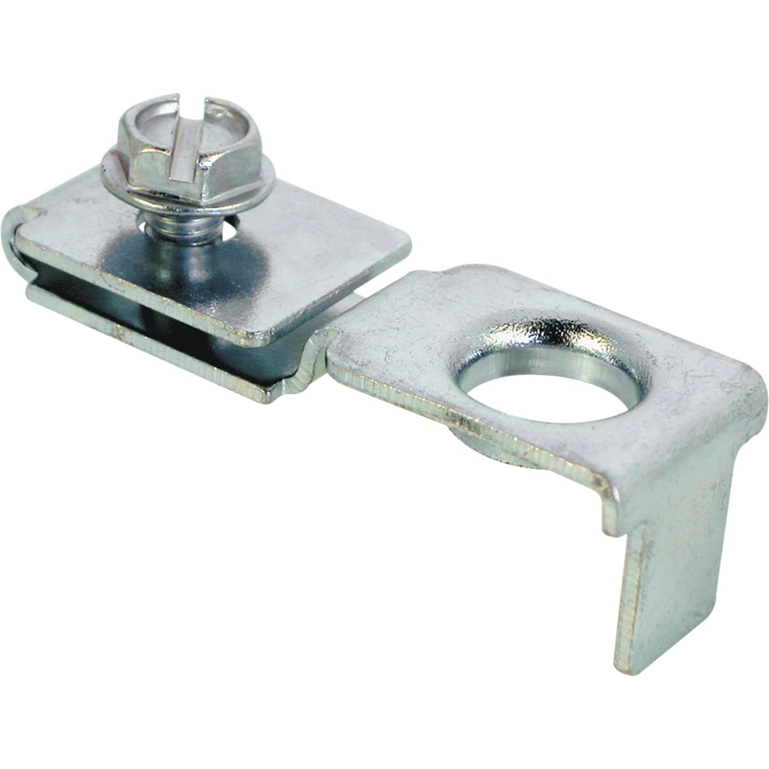 Prime-Line 0.38 in. D X 1.25 in. L Zinc-Plated Silver Steel Bracket 1 pk